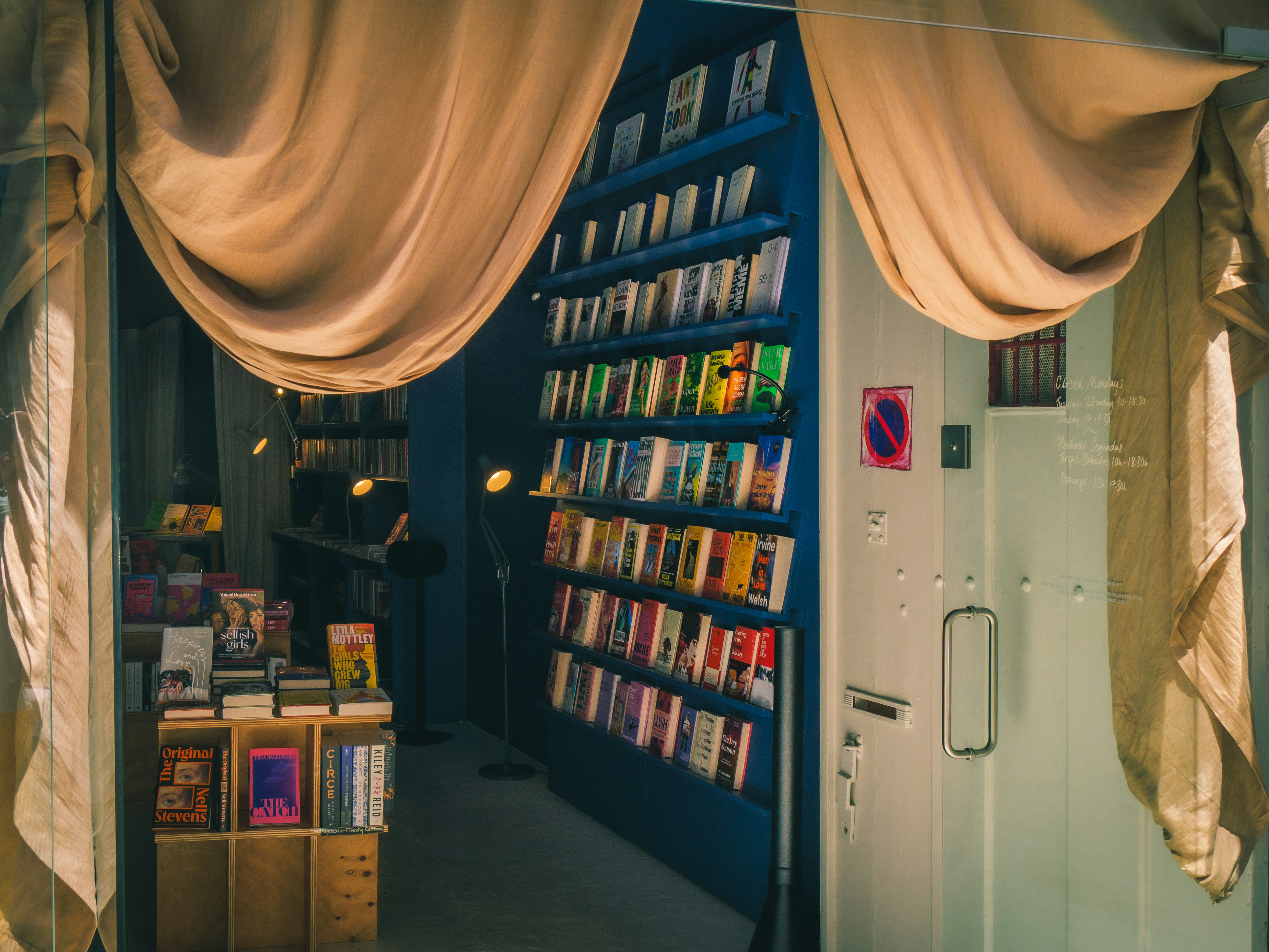 Independent bookstore interior