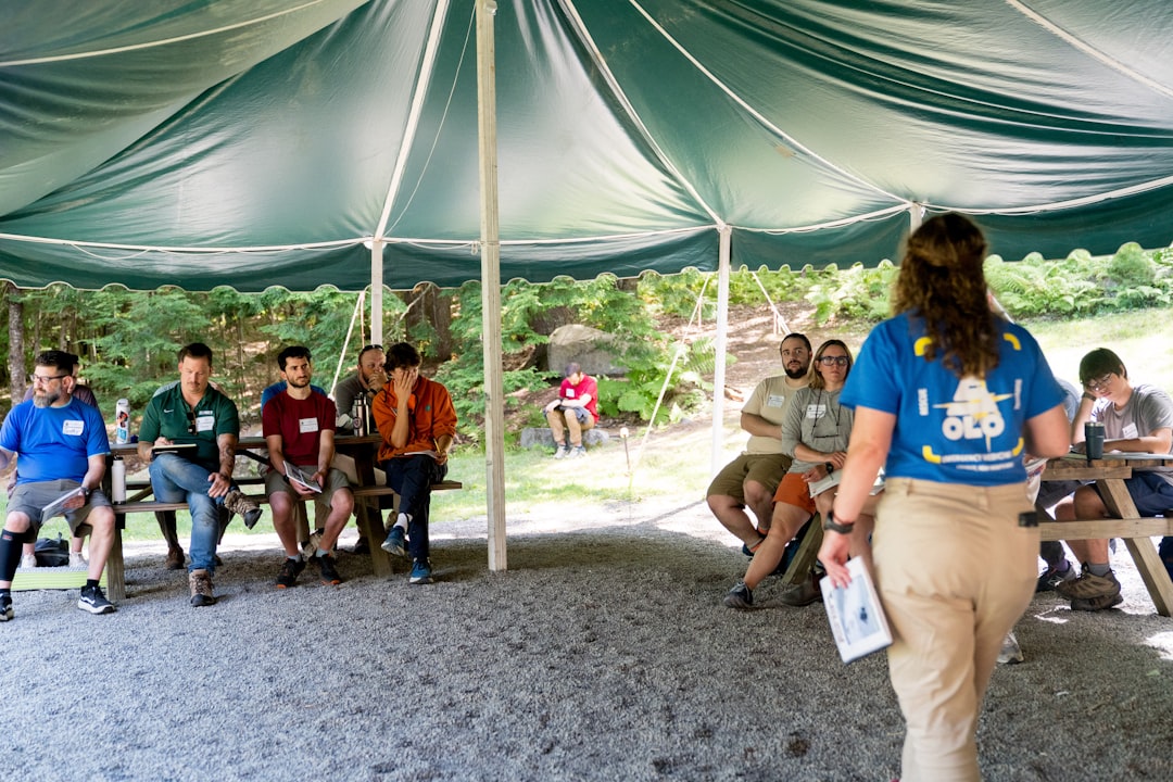 of a diverse group of volunteers during a training session - volunteer companionship for the elderly of a diverse group of volunteers during a training session - volunteer companionship for the elderly