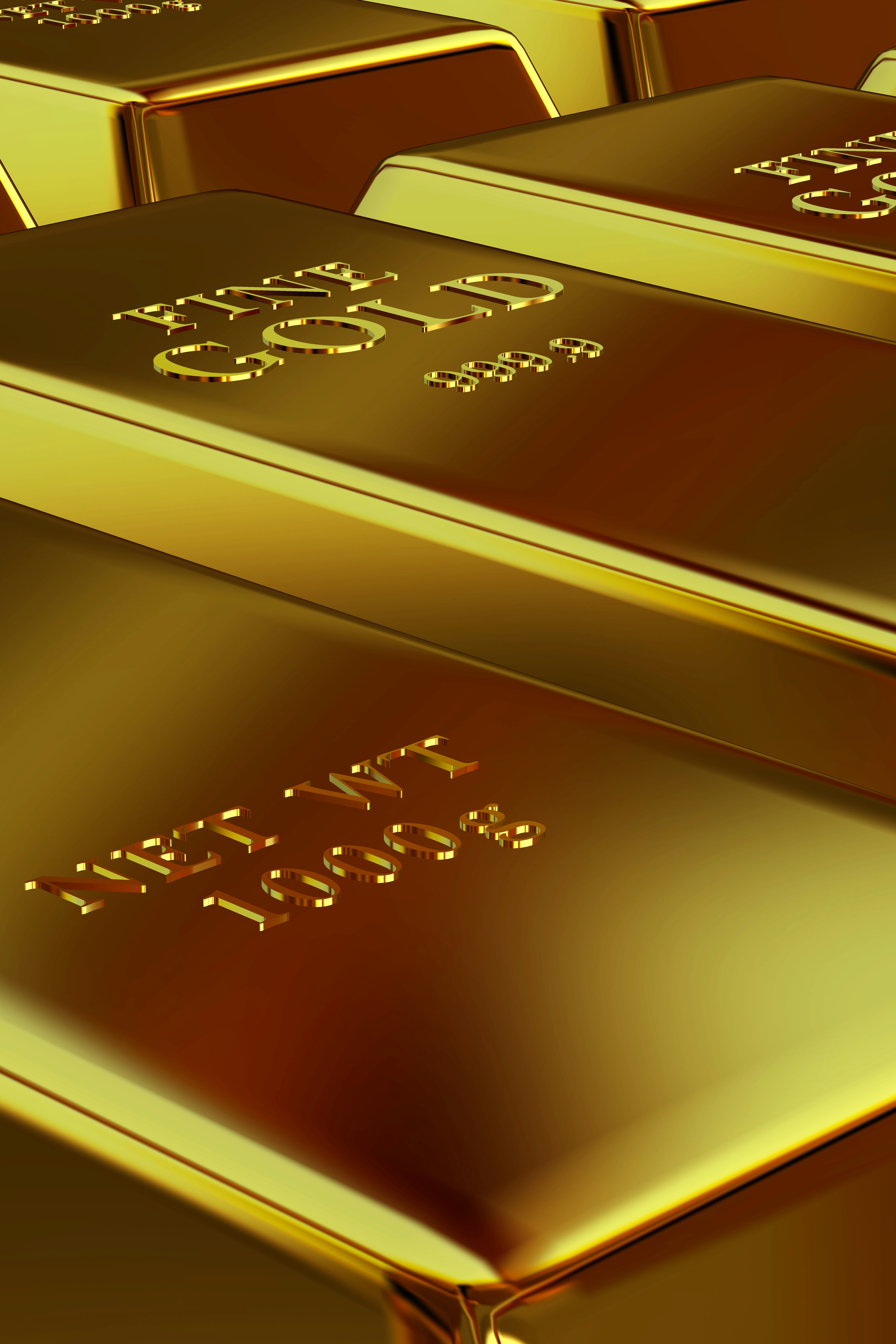 Bank Bullions, Golden Bars, Precious Metals, Elite Background, Business