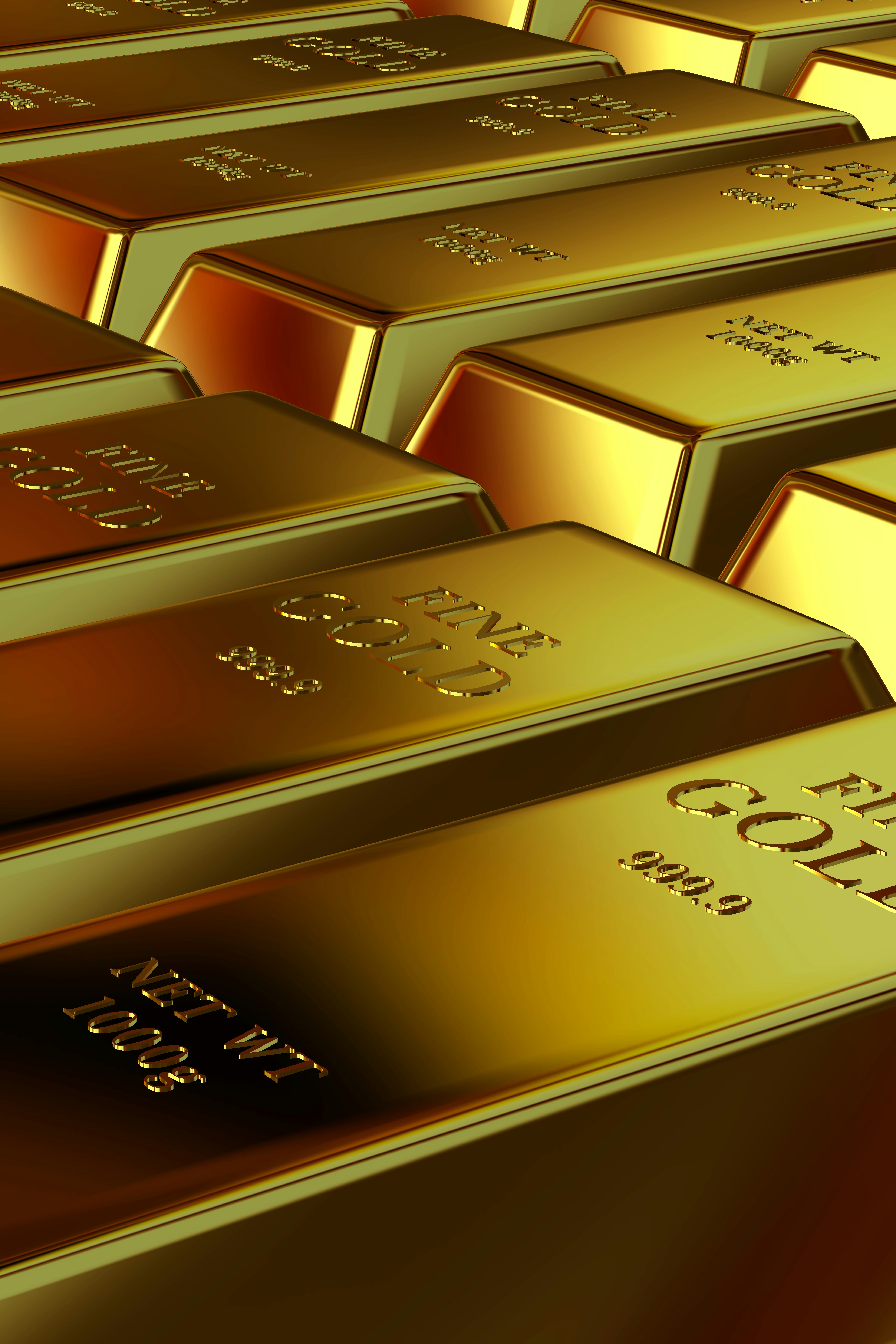 Bank Bullions, Precious Metals, Elite Background, Golden Bars, Business