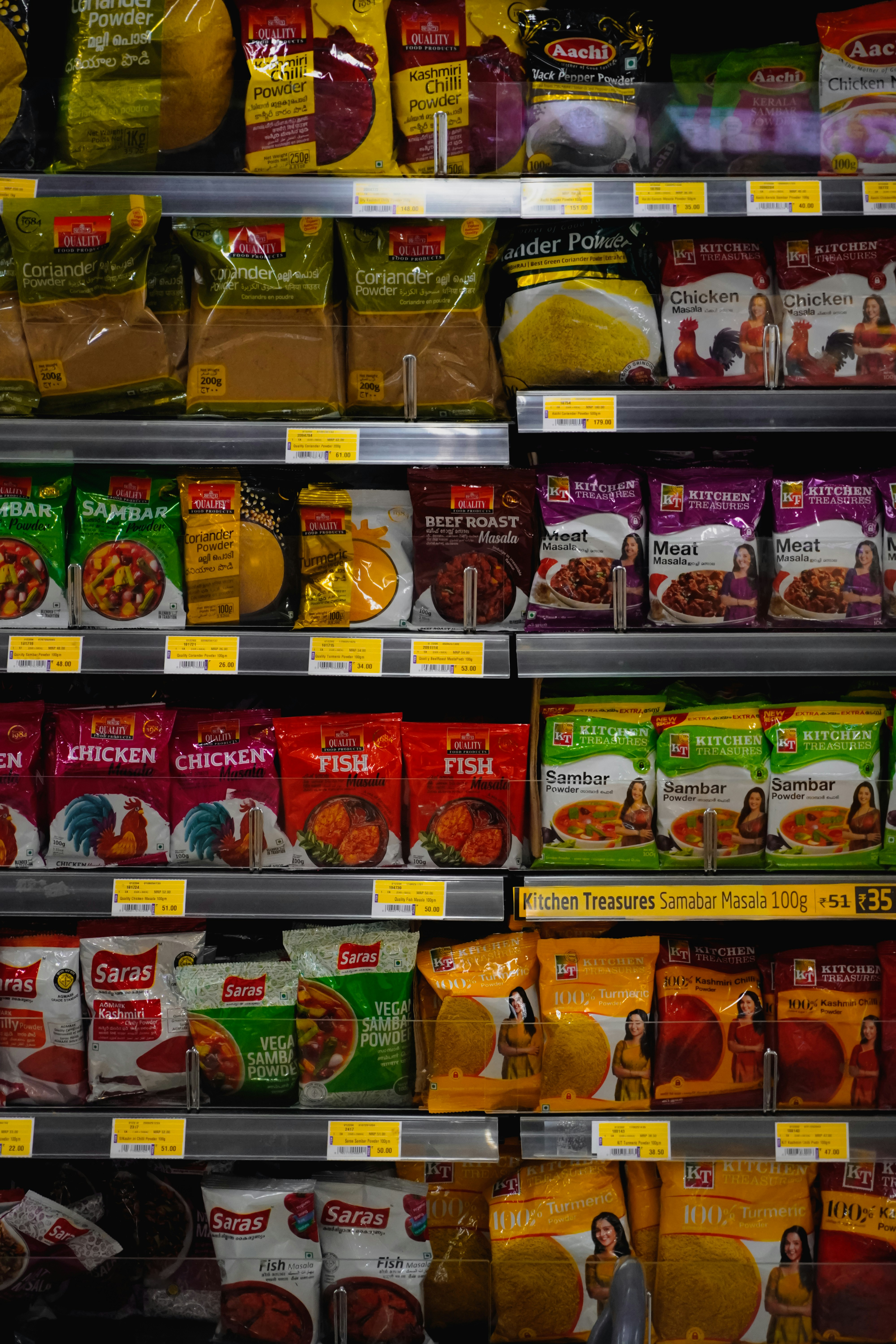Variety of natural pet food options