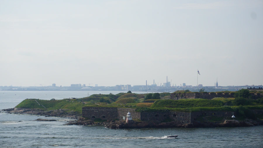 Suomenlinna coastal fortress and island scenery