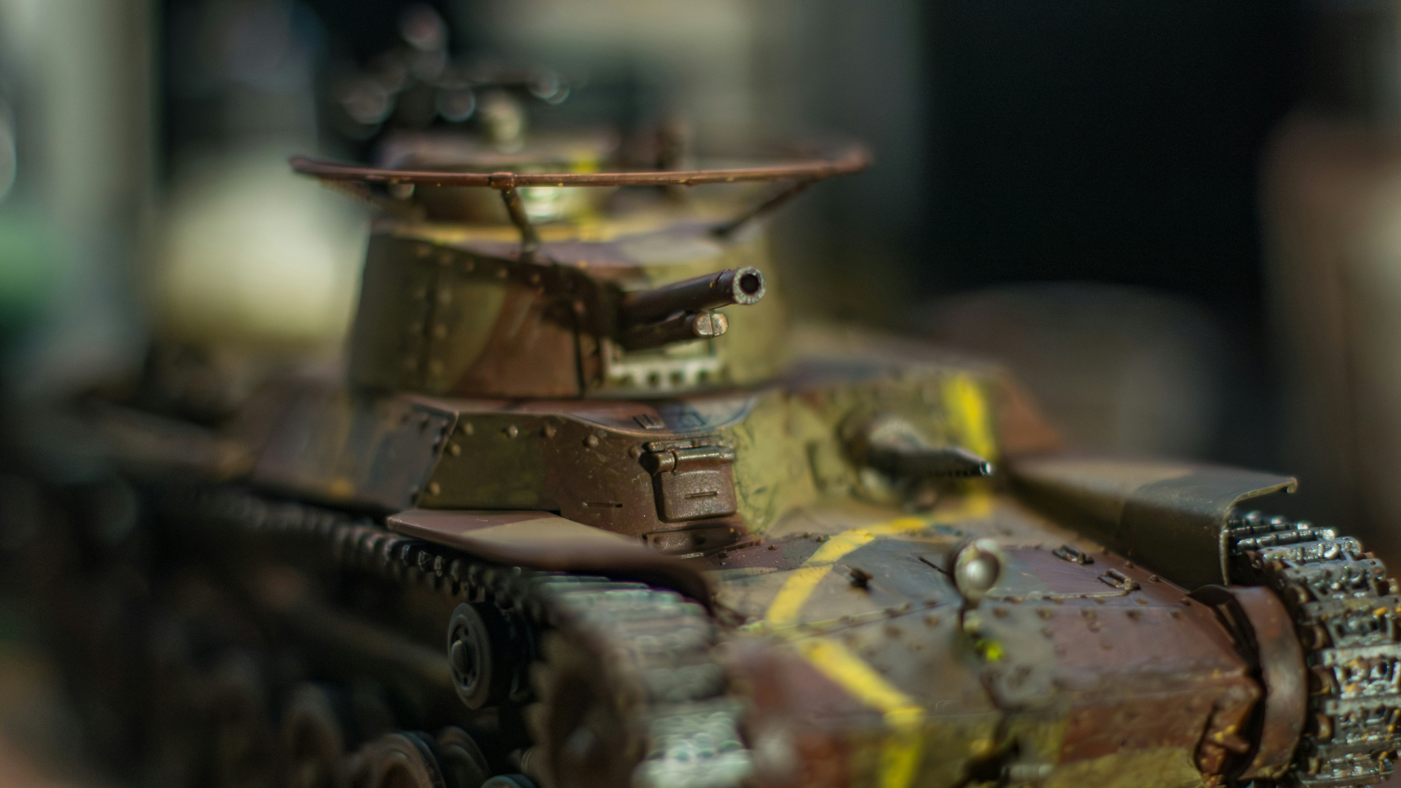 My Type 97 Chi-Ha tank (1:35) scale model from Tamiya