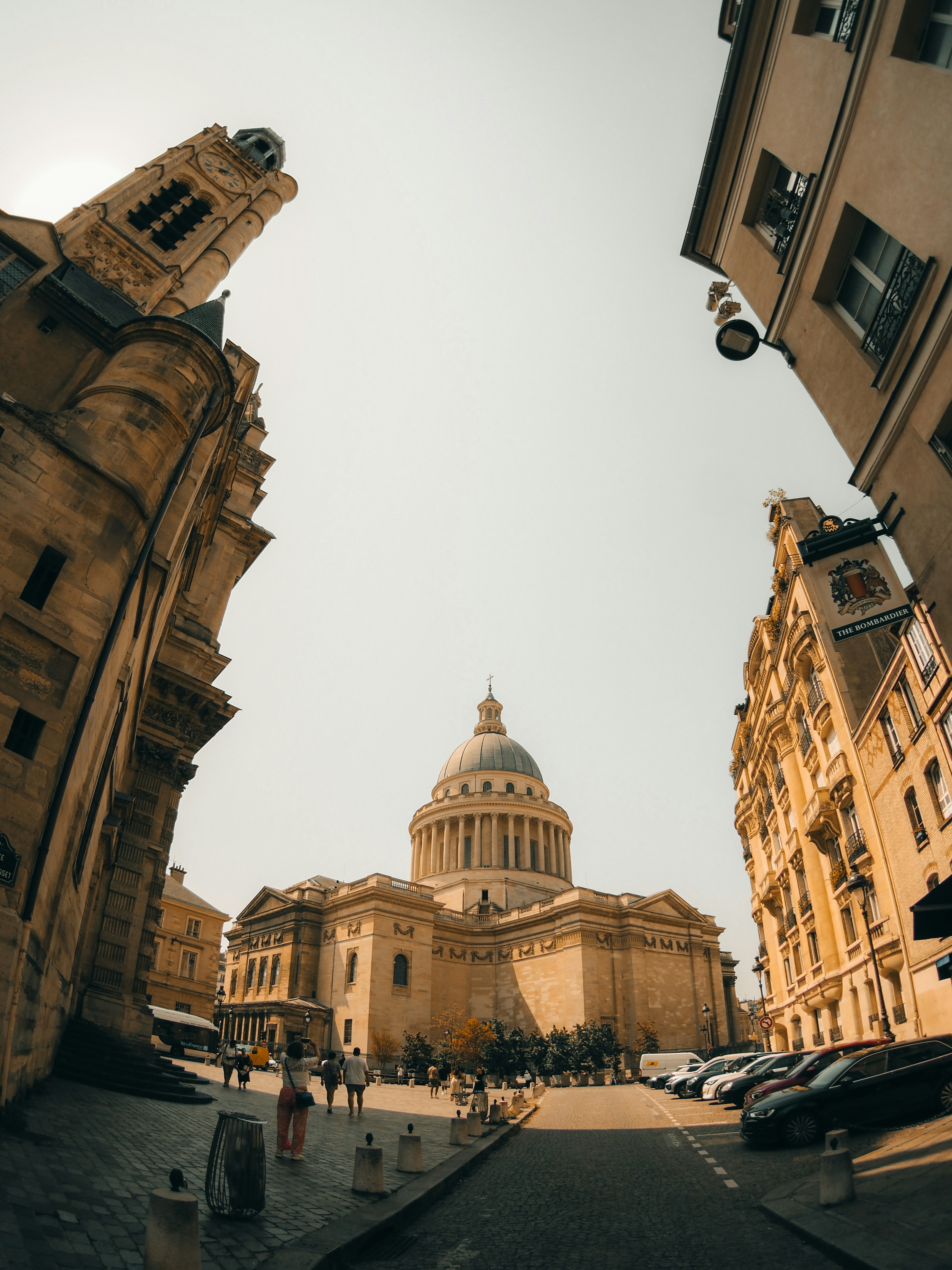 Grand building with dome and surrounding architecture