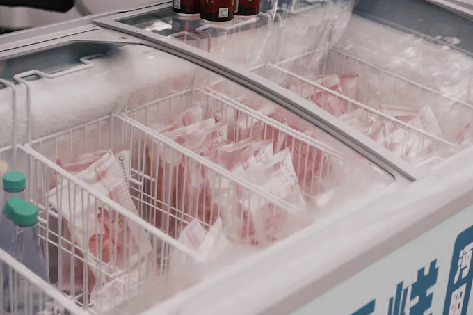 Frozen food packed in a freezer, the kind of appliance serviced by an Altoona appliance repair technician