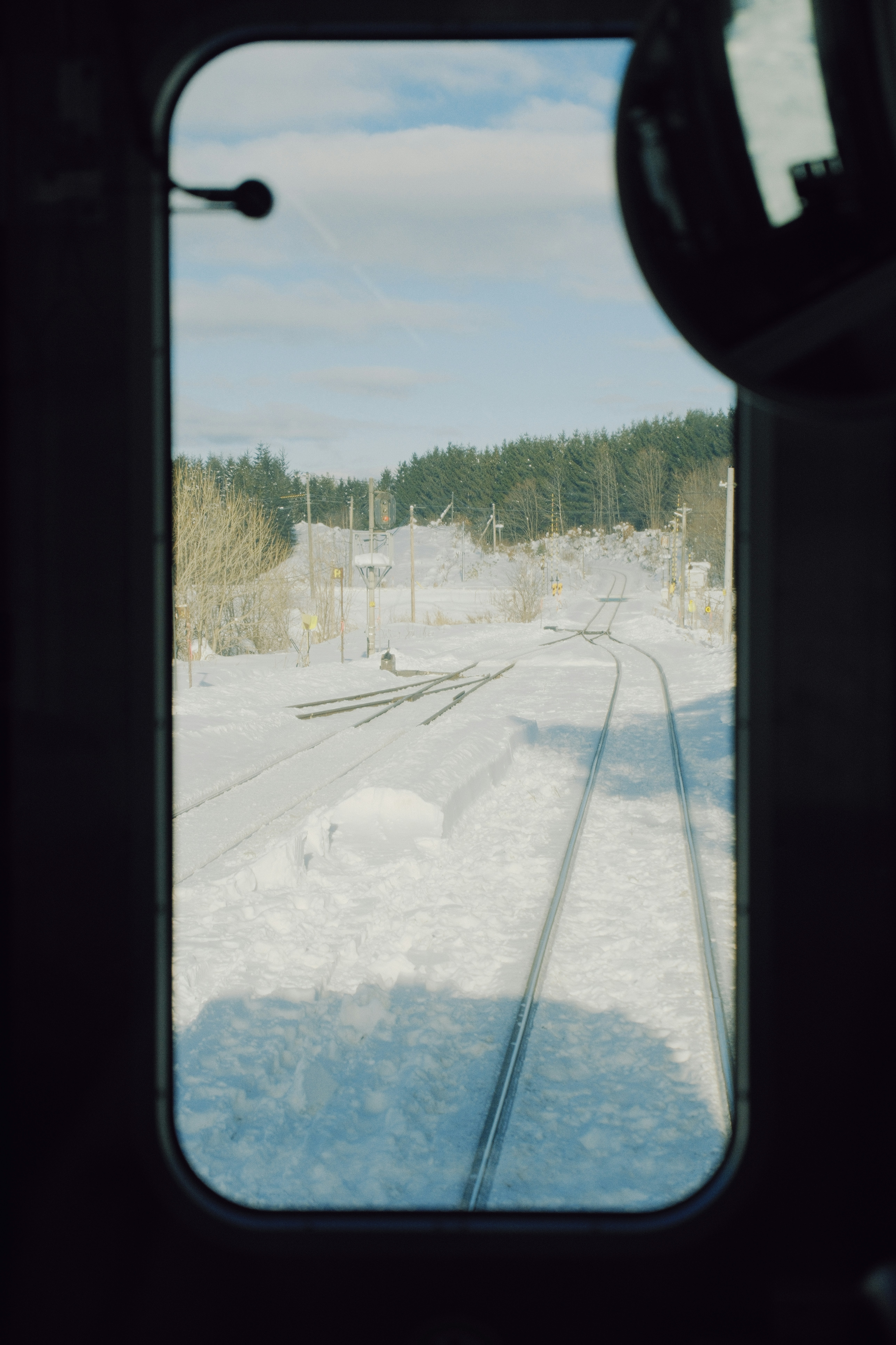 Tåg på perrong i Sundsvall