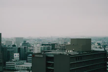 Osaka city skyline