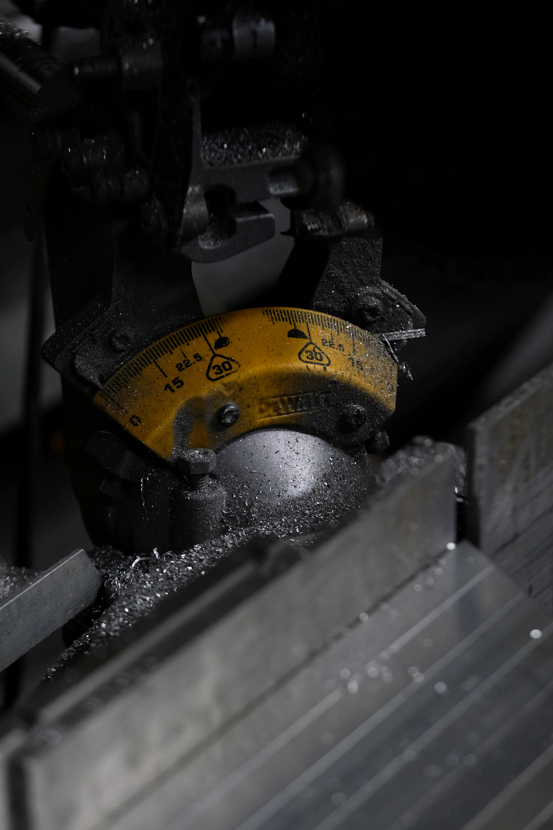 Precision metalworking machinery in operation