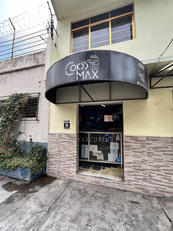 Exterior del negocio COPIMAX