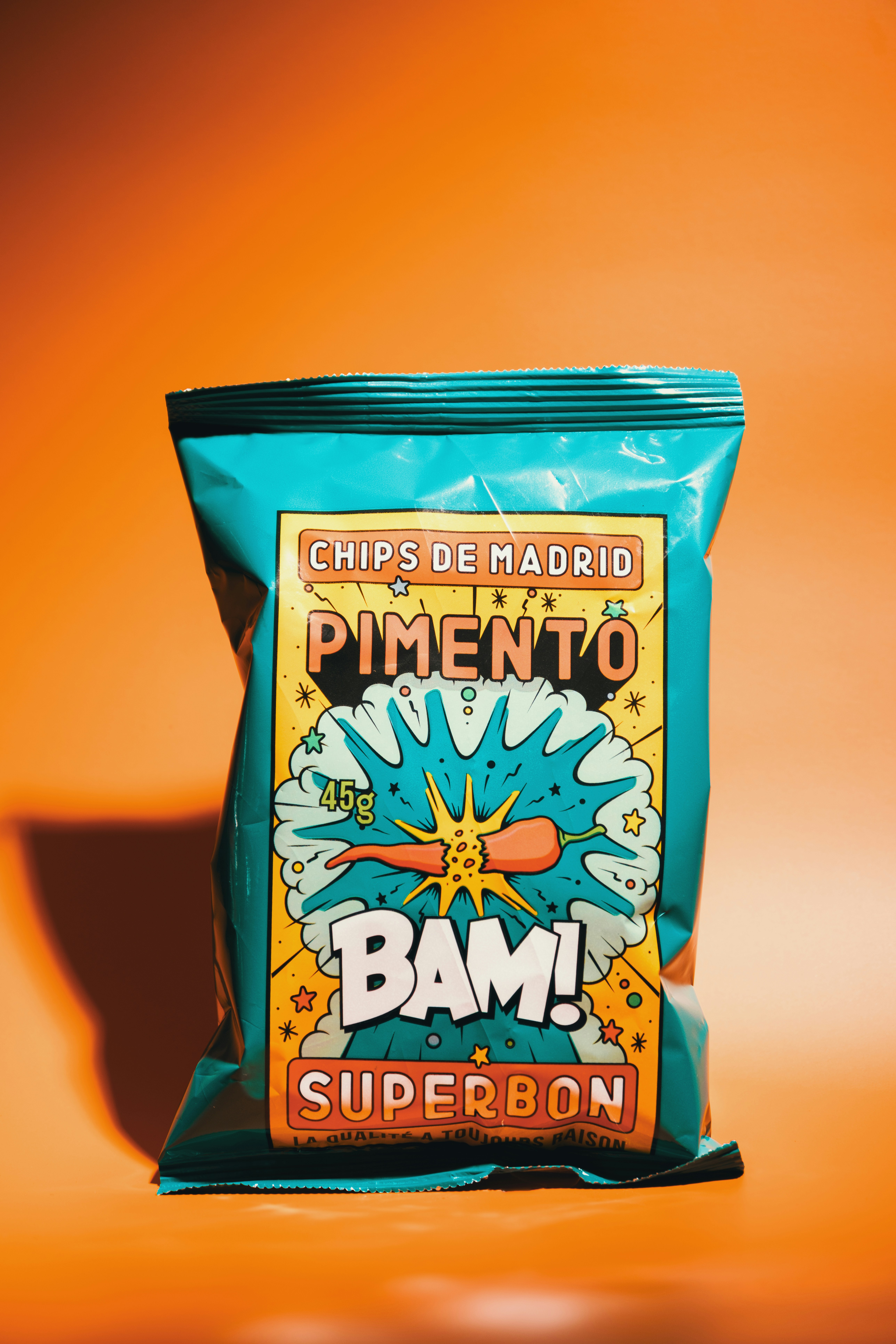 Bag of pimento chips with 