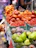 Fresh figs and avocados at a market stall