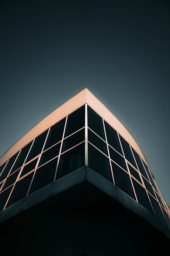 Modern glass building architecture