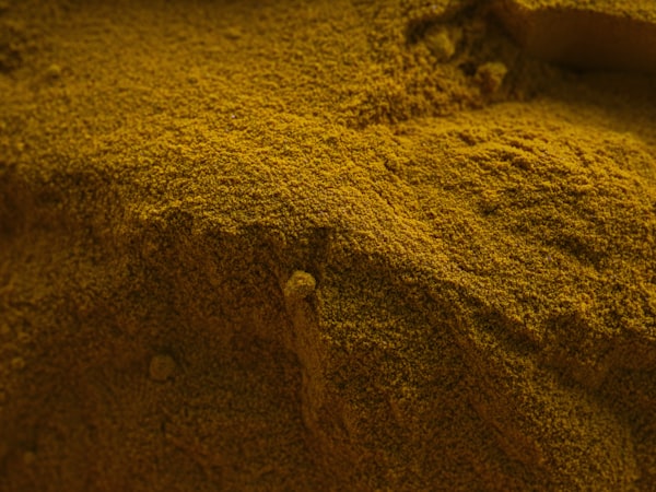 Turmeric powder at market