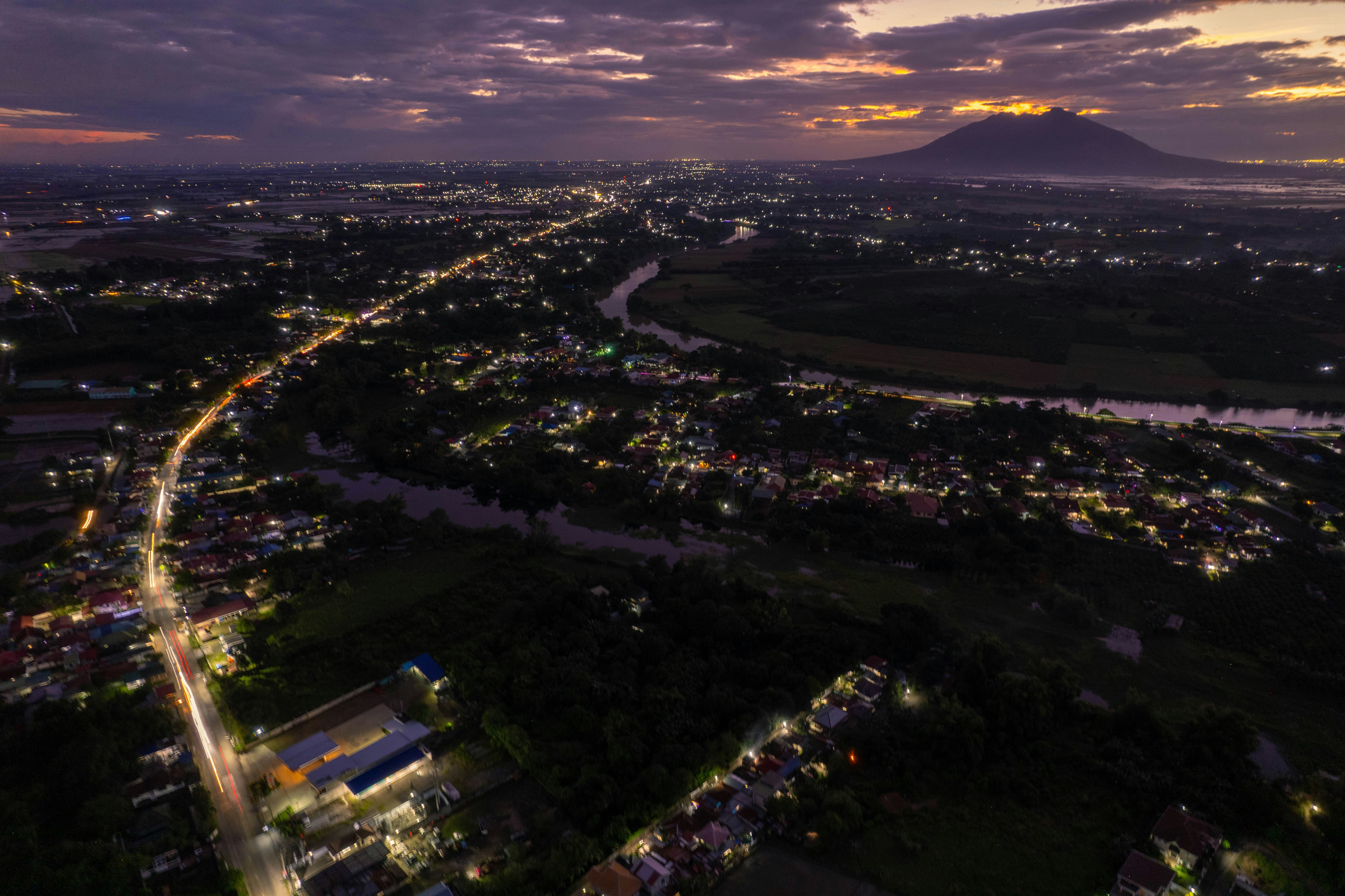 Mt Arayat at Night
