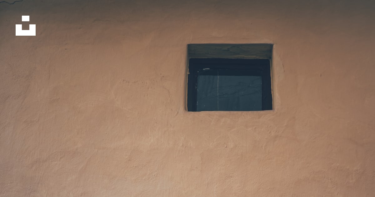 Small square window on a textured wall photo – Free Abstract Image on ...