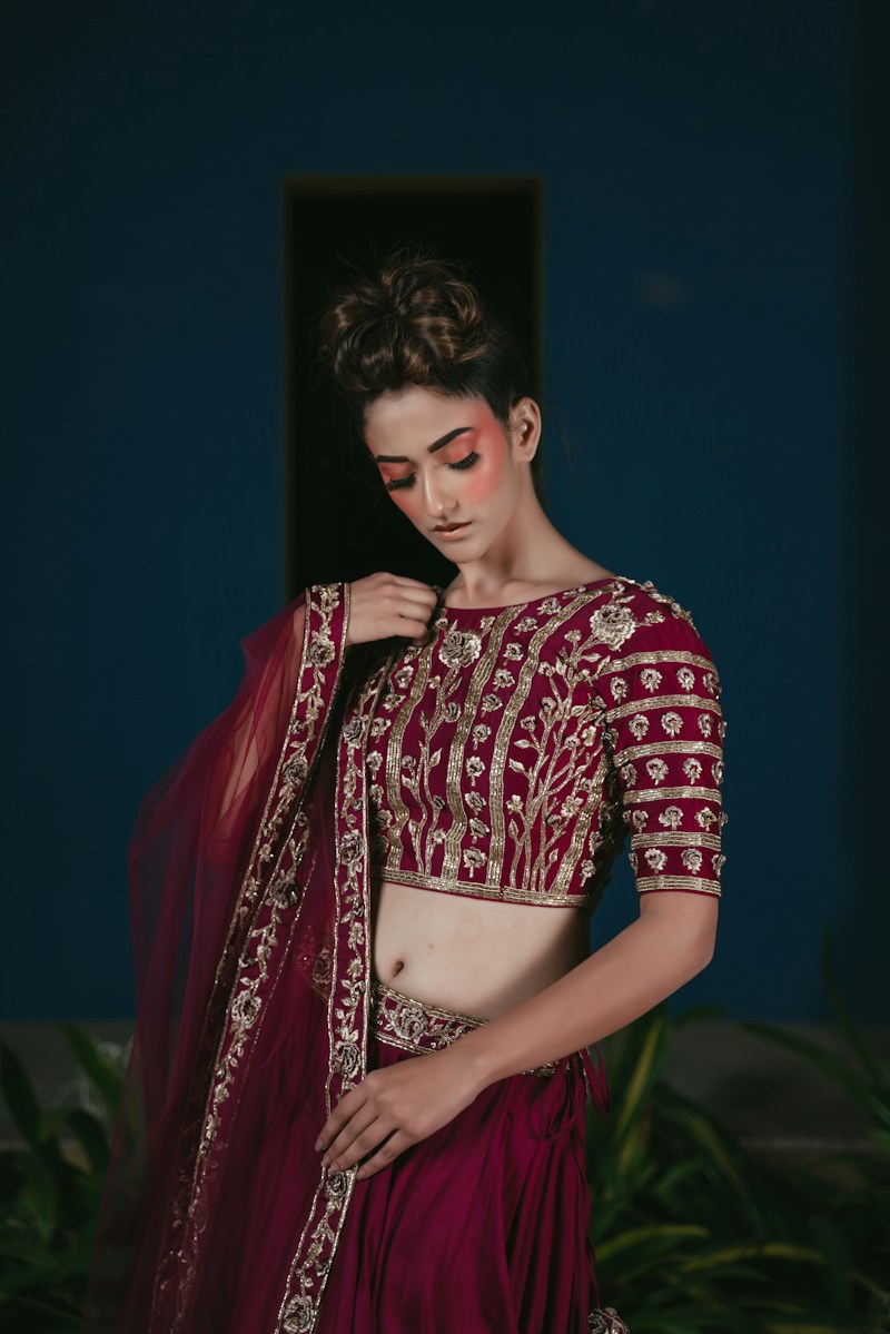 Rose Embroidered Anarkali