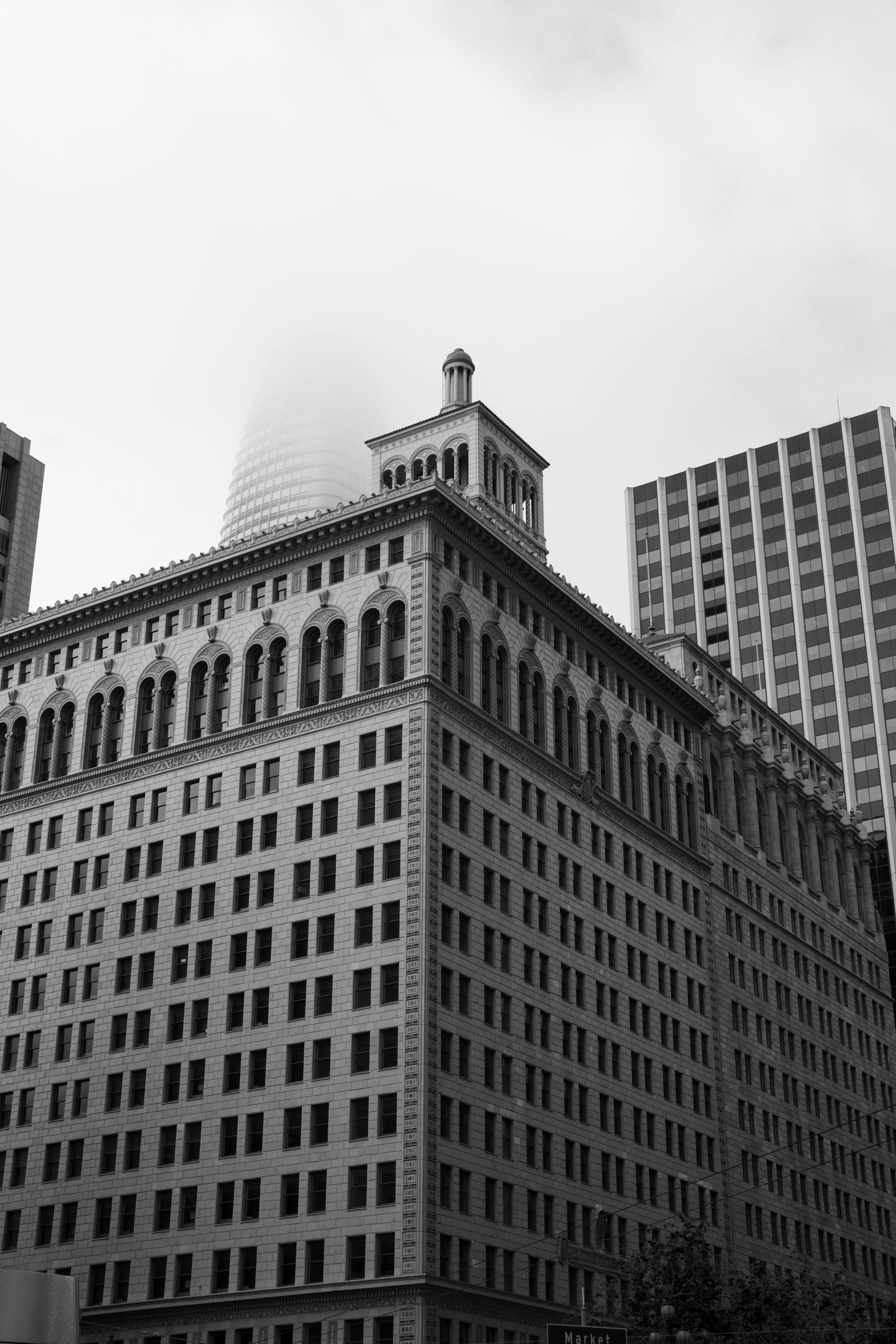 Historic building against a cloudy sky
