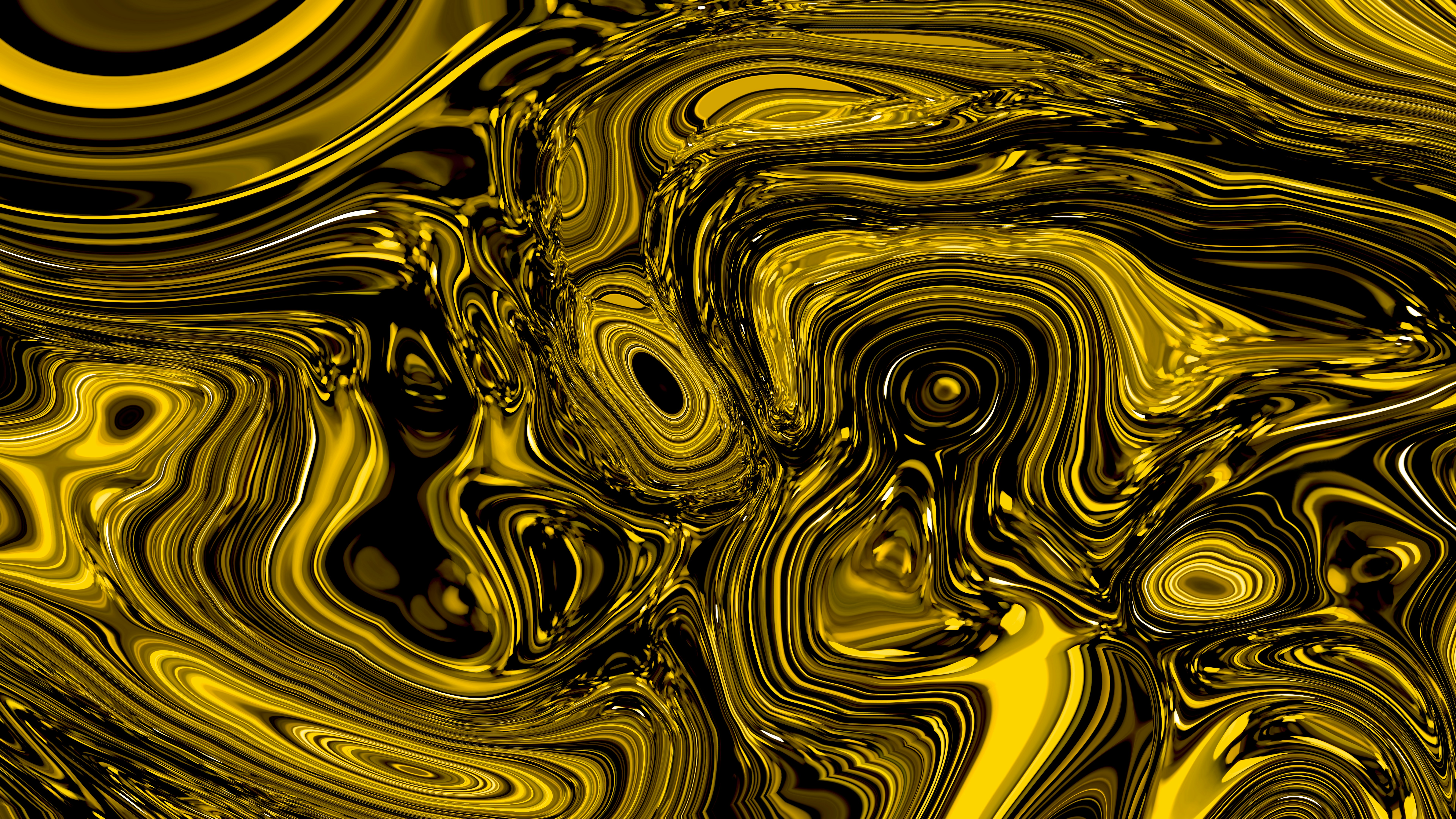 Ein Wirbel aus grüner Farbe mit gelbem Hintergrund Foto – Kostenloses Bild  zum Thema Hintergrundbild auf Unsplash, image size:3000x1688