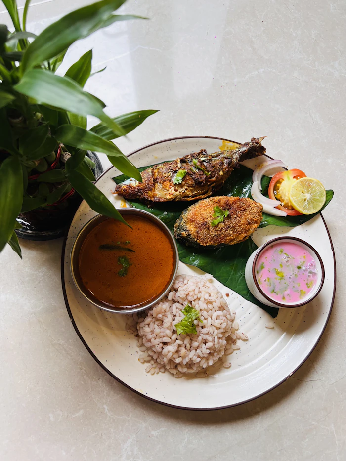 Coastal fish fry and curry