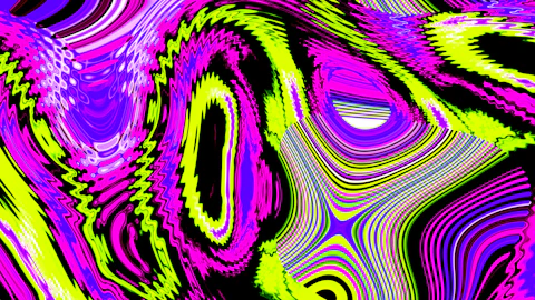 Abstract psychedelic pattern with vibrant colors