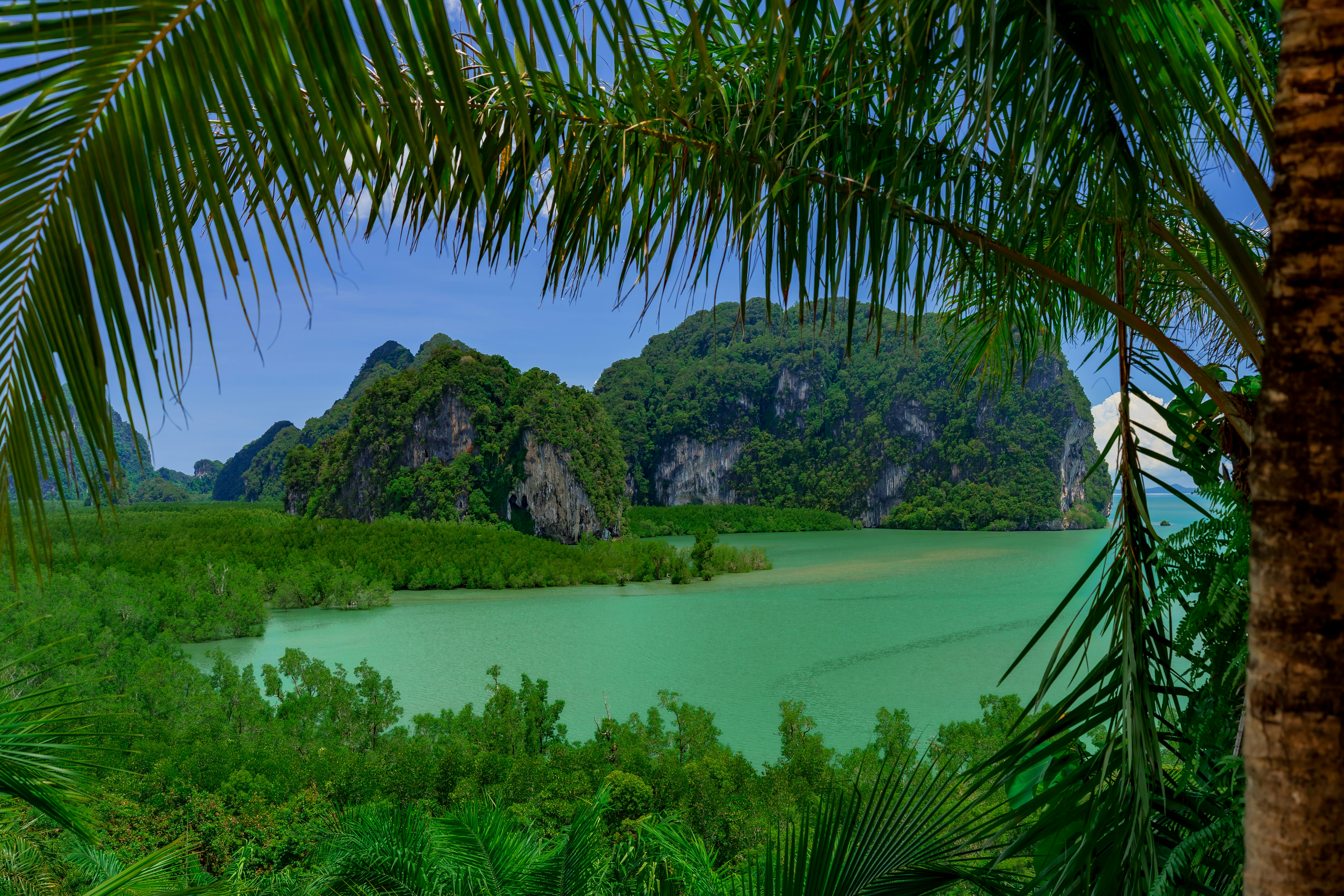 A breathtaking view of a Thailand golf course with diverse landscapes