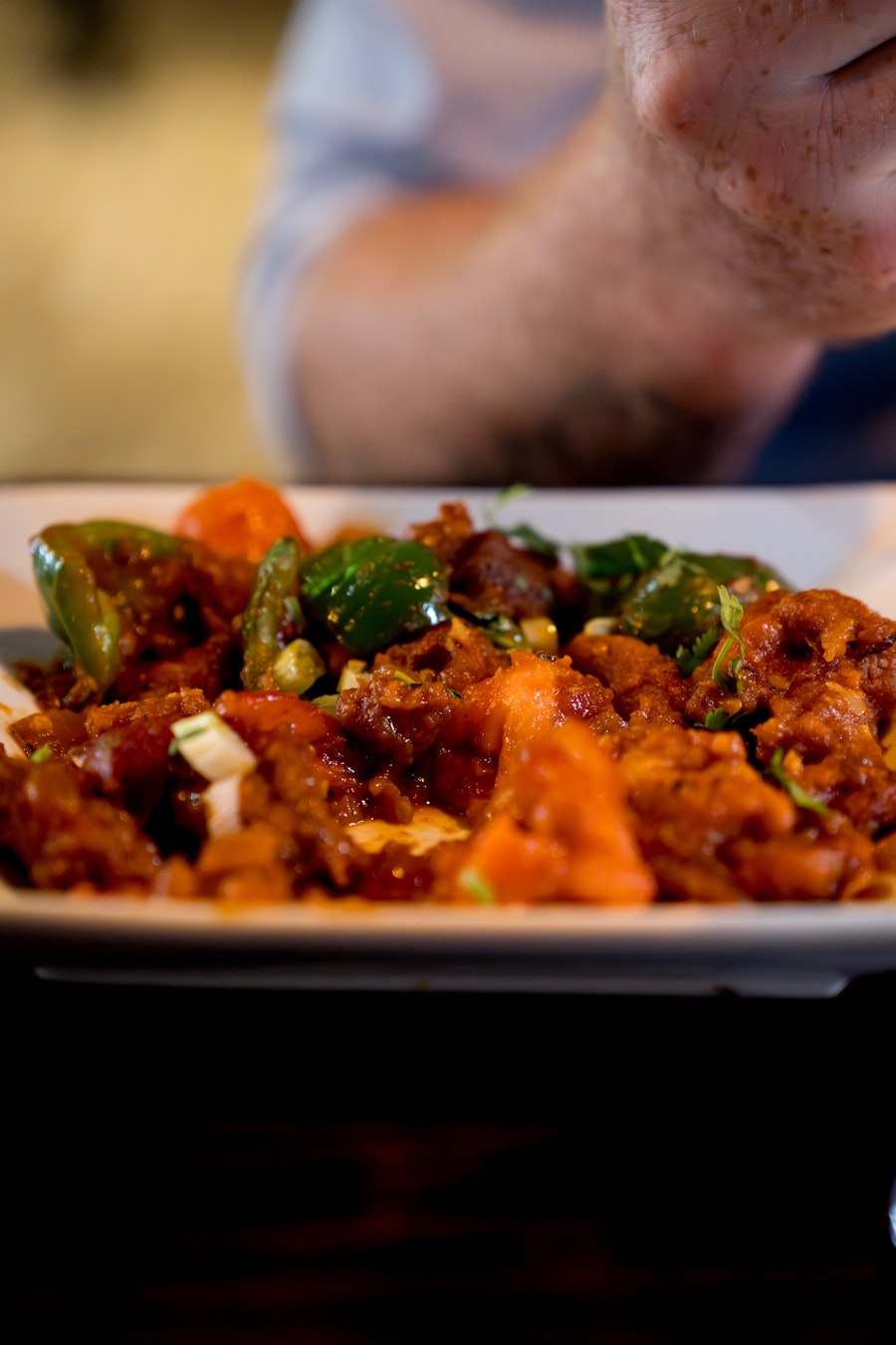 Wok de pollo y verduras