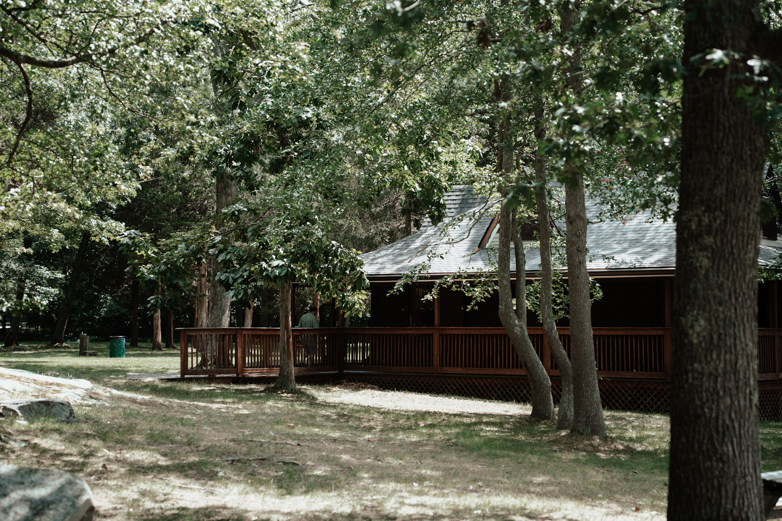 A cosy guesthouse cabin with a porch, the kind of stay that leads to a repeat booking