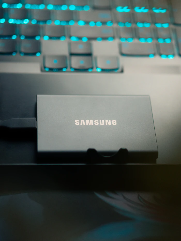 External SSD storage drive