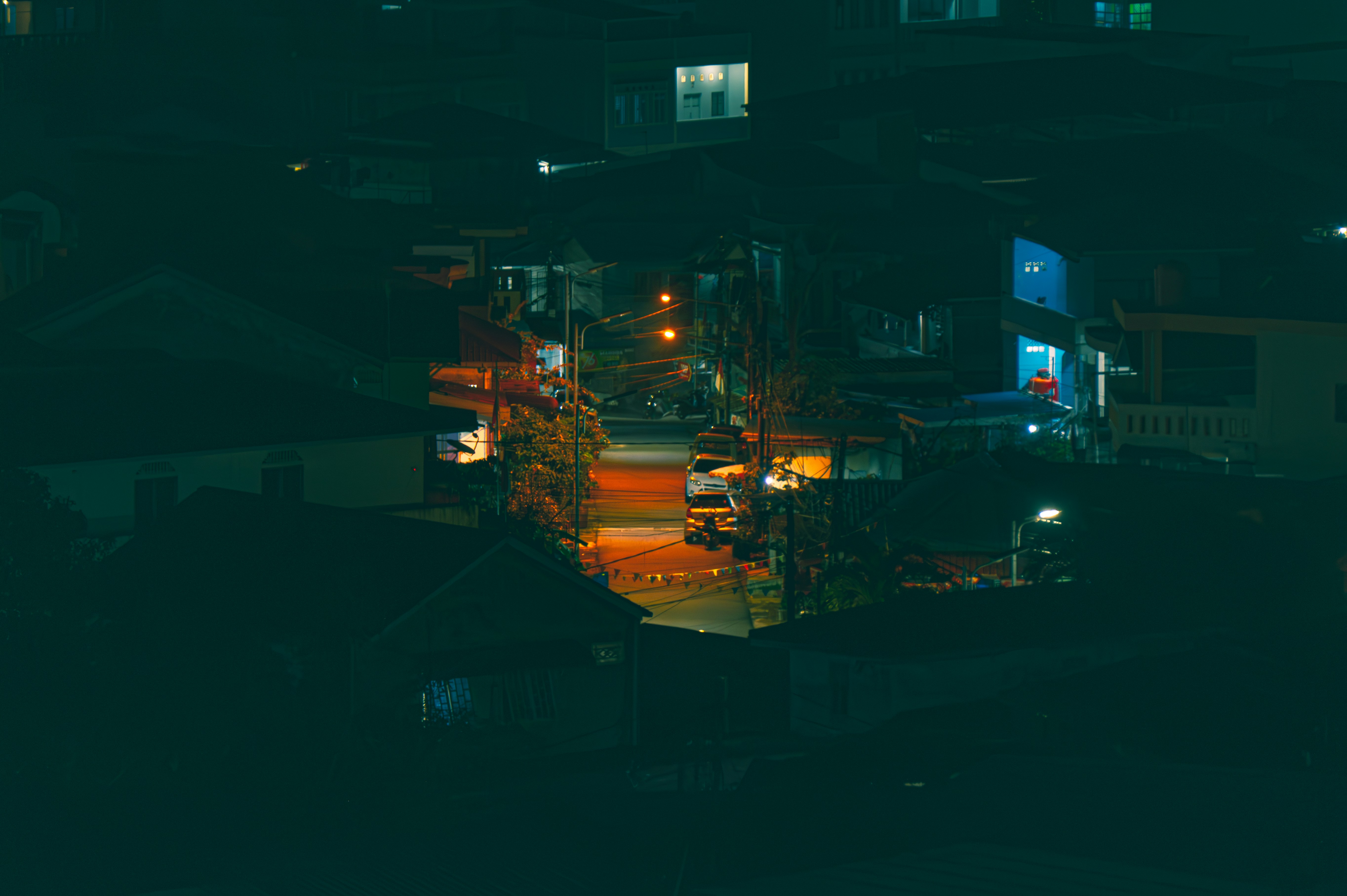 Paisagem urbana noturna de Belo Horizonte