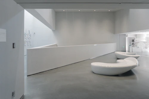 Minimalist studio interior