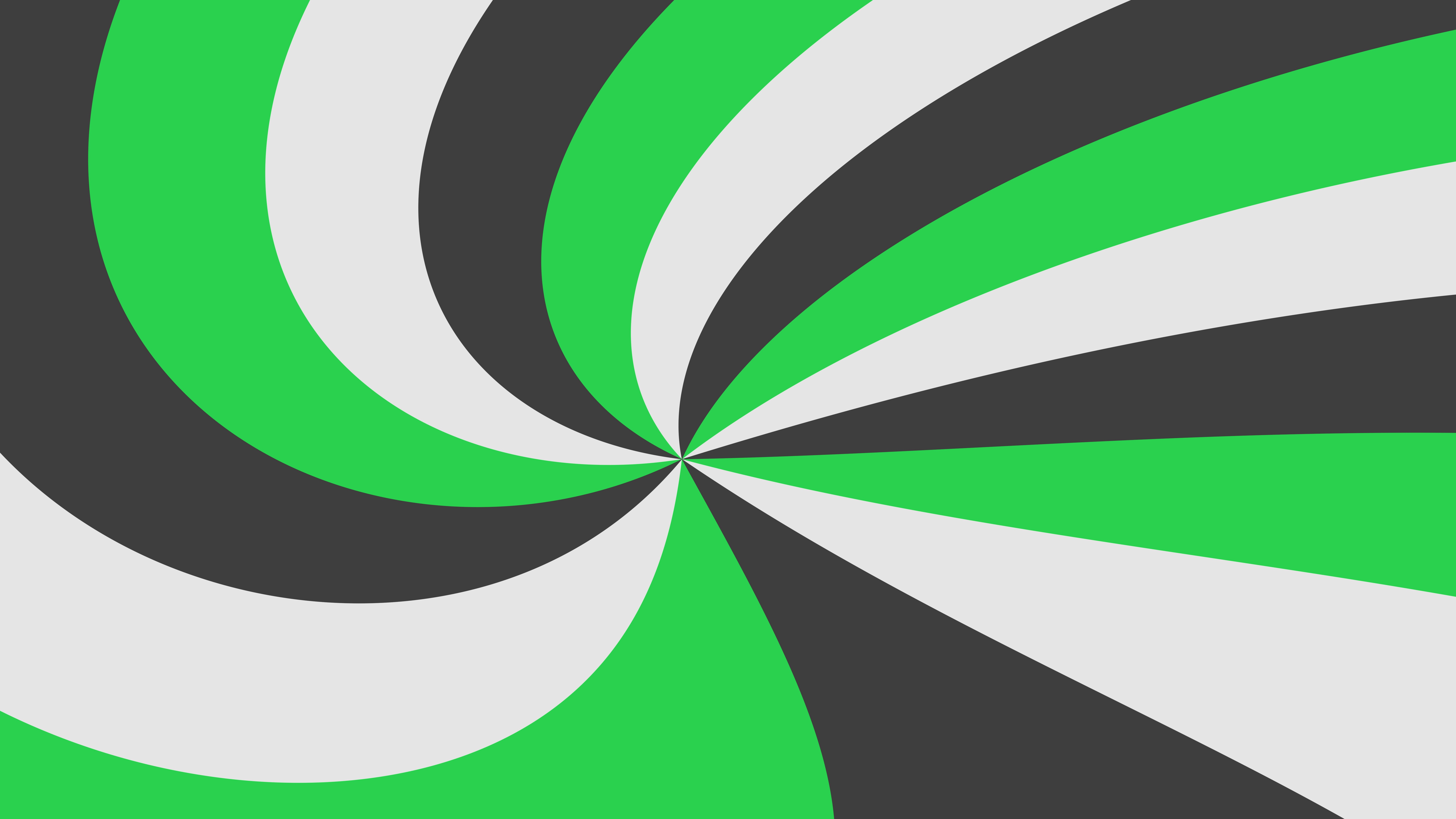 Green, white, and grey spiral pattern