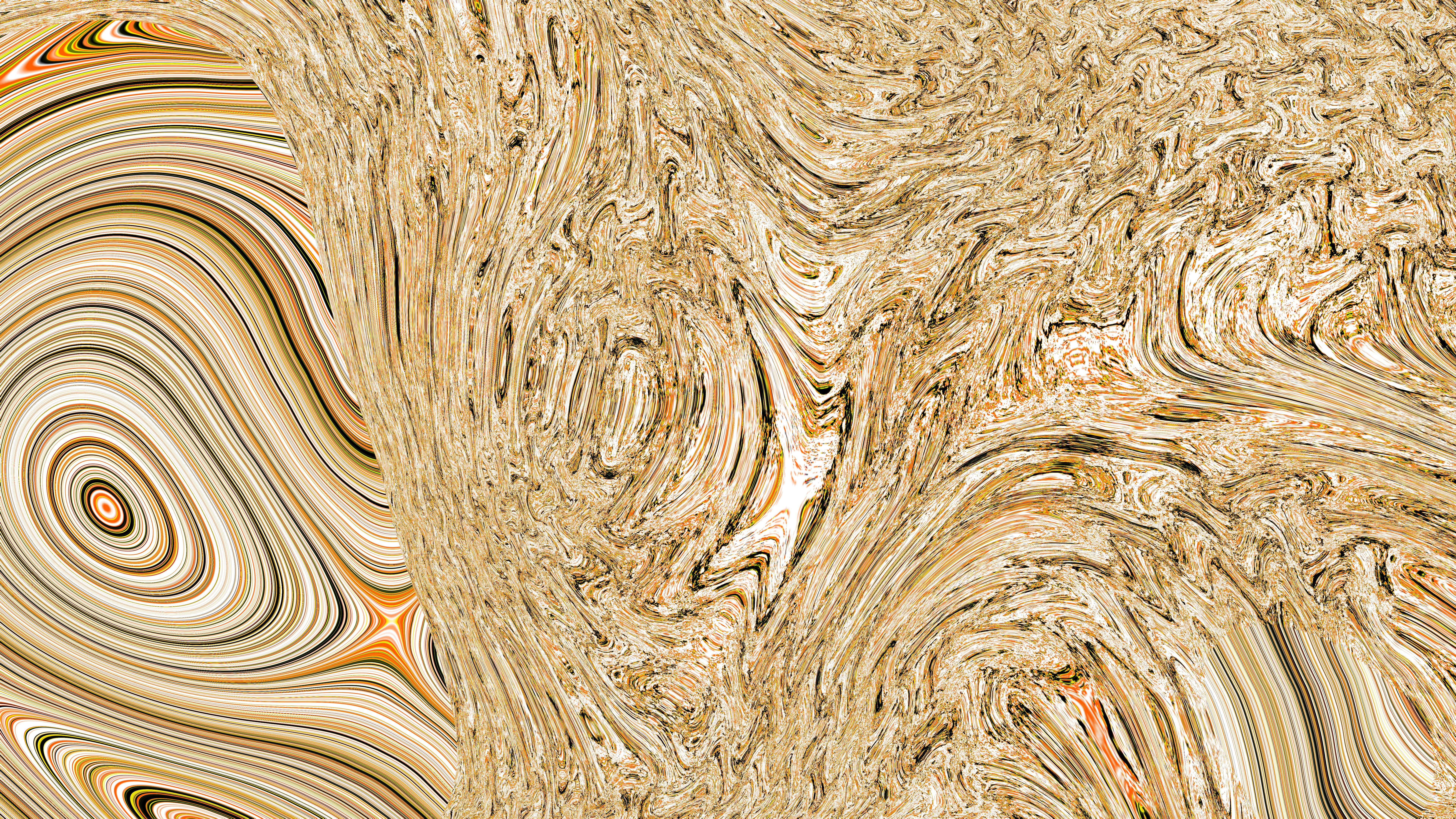 Abstract swirling pattern of beige and brown colors