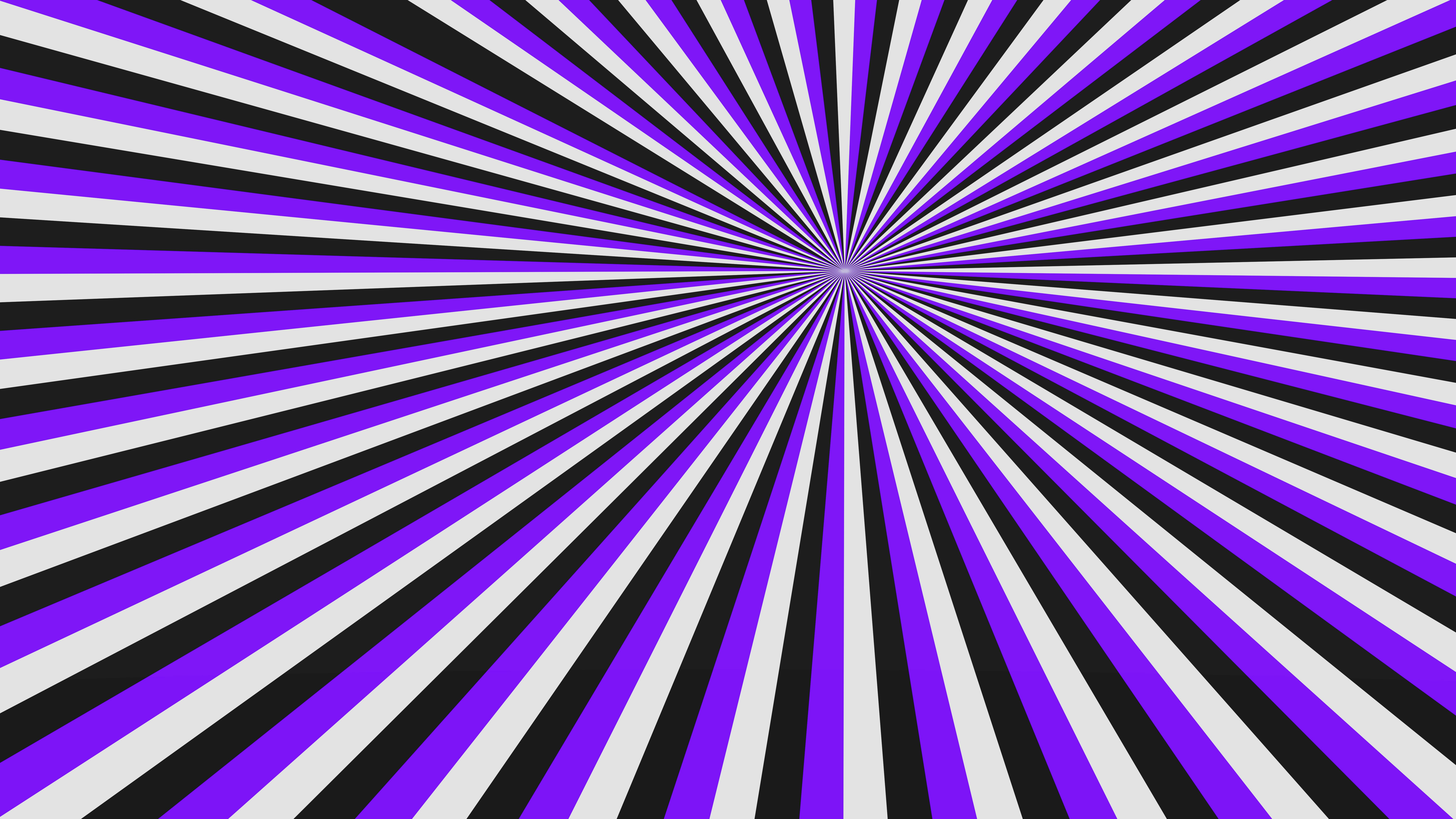Purple, white, and black sunburst pattern