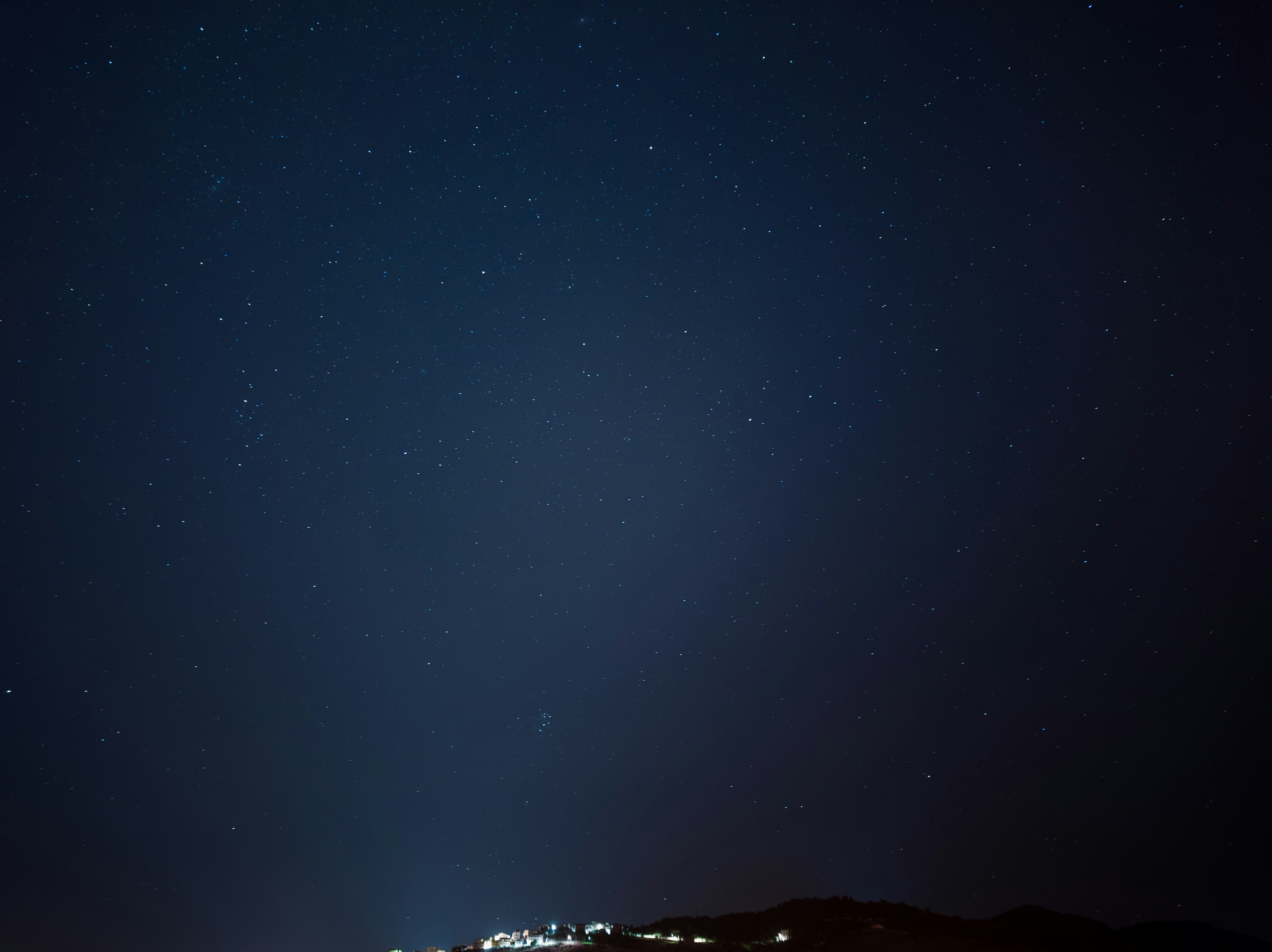 A clear night sky filled with countless stars.