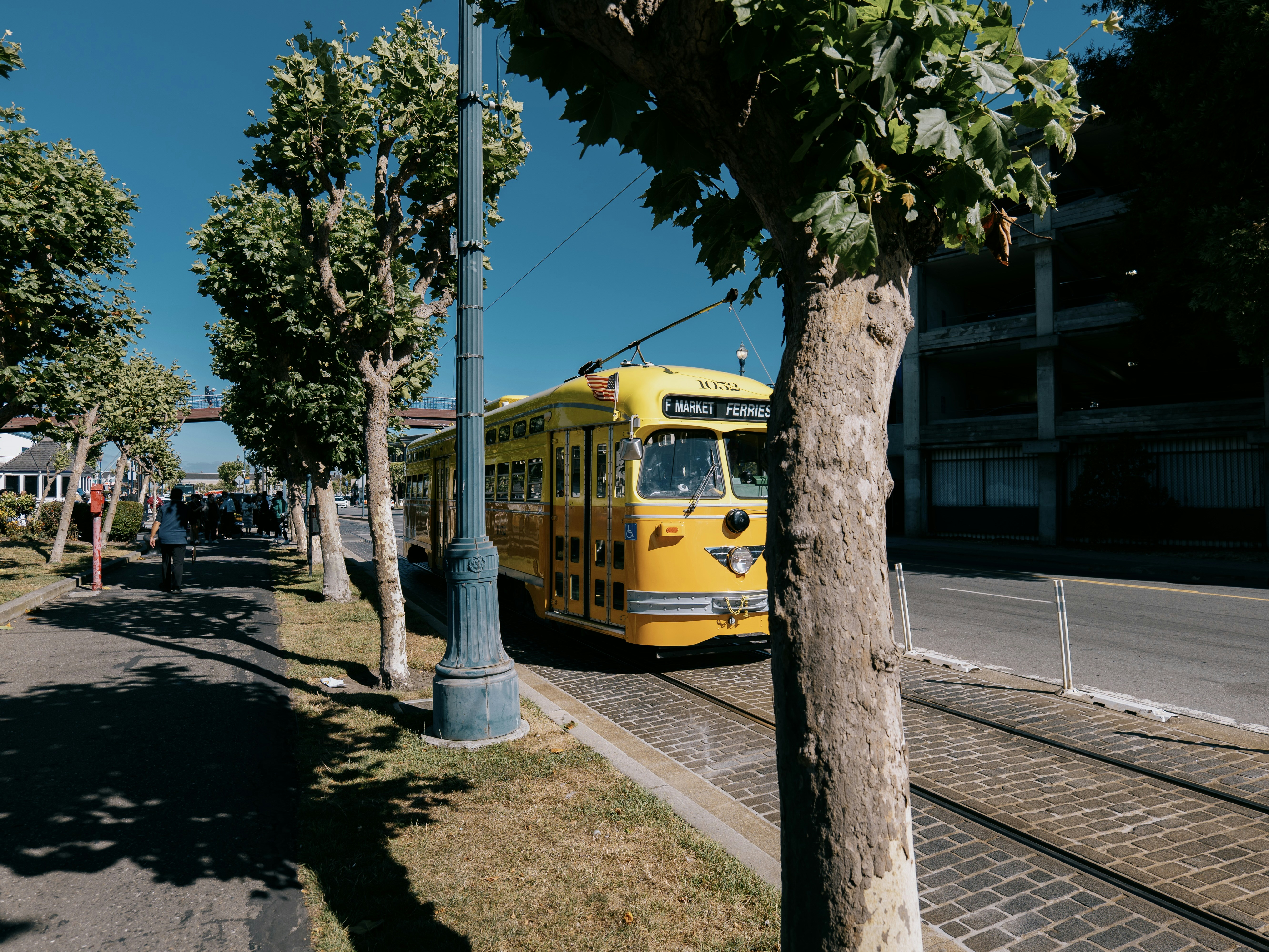 TECO Line Streetcar in the Channelside district - Downtown Tampa apartments