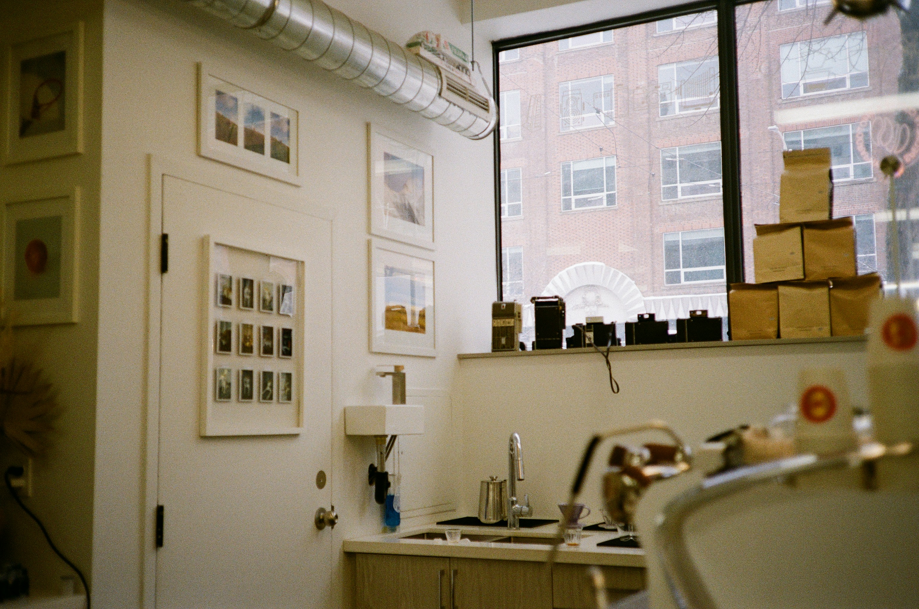 Studio kitchen area