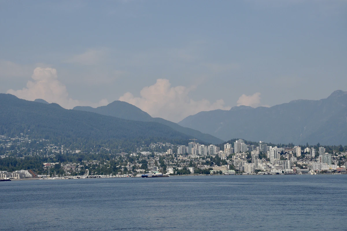 Vancouver harbour and North Shore mountains, where Maple Terroir runs Canadian distribution