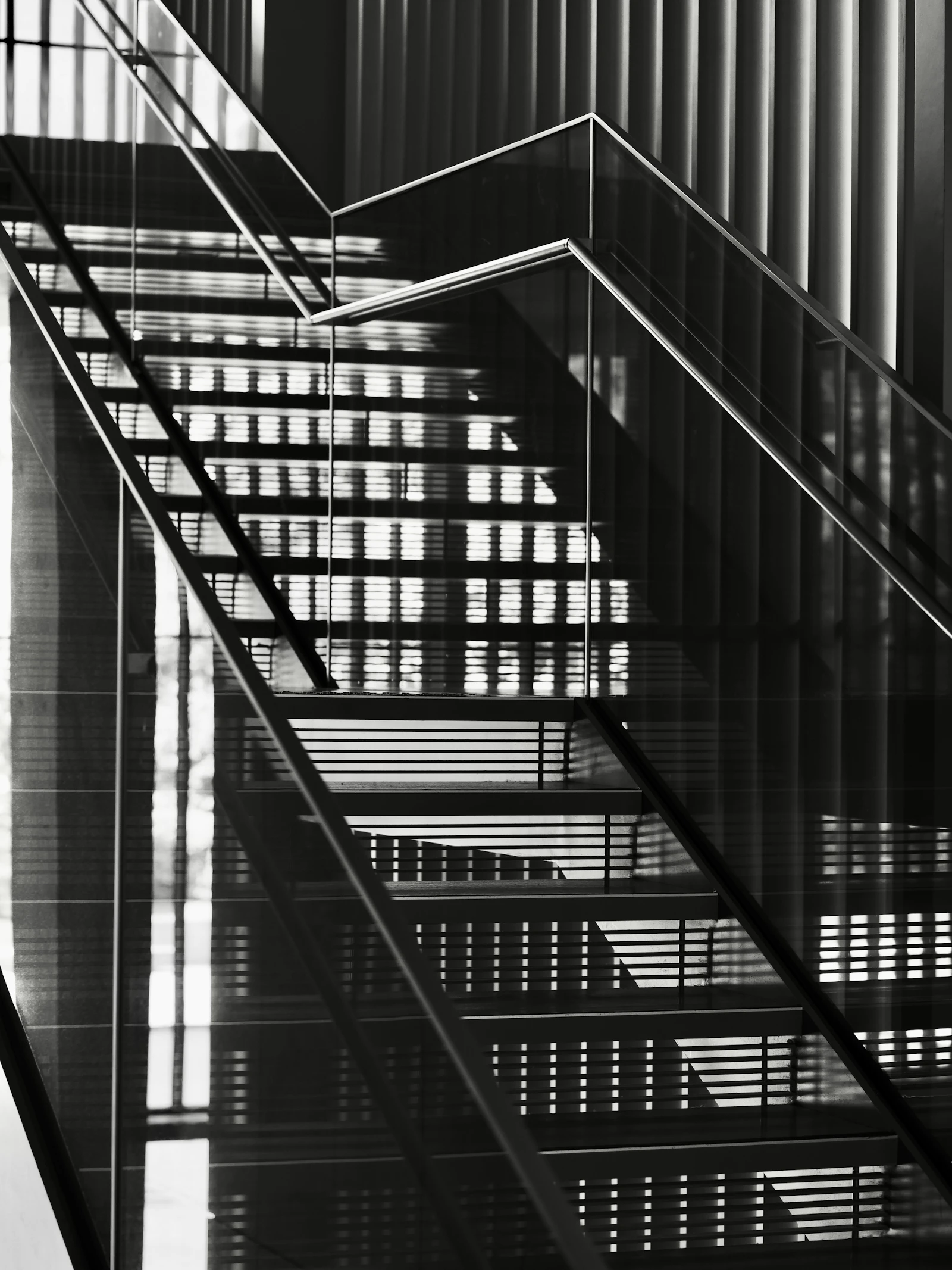 Glass railing in a Metro Vancouver home