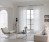 Cortinas de lino para living y comedor — después