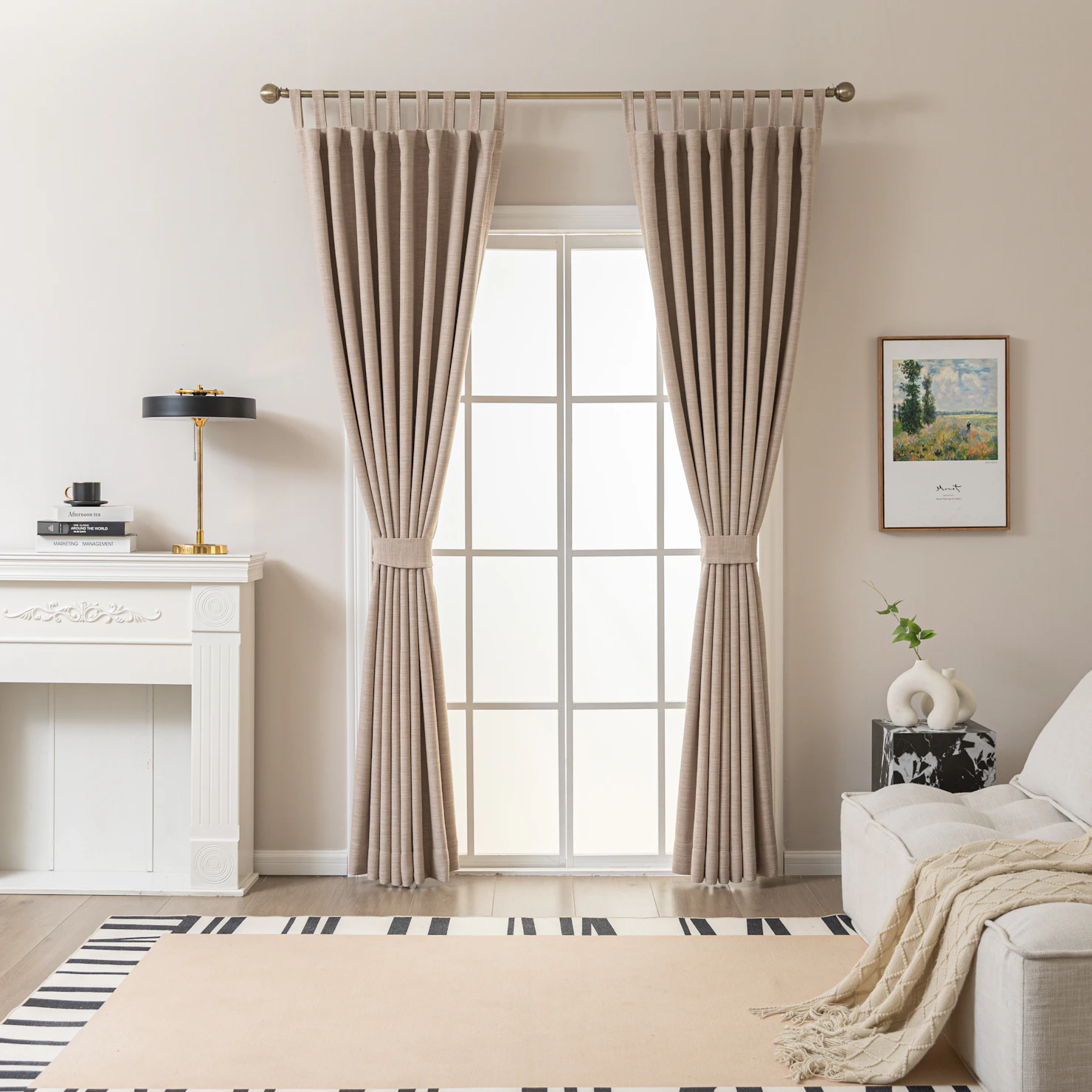 Cream Blackout Curtains — Bedroom Decor Ideas For Better Sleep
