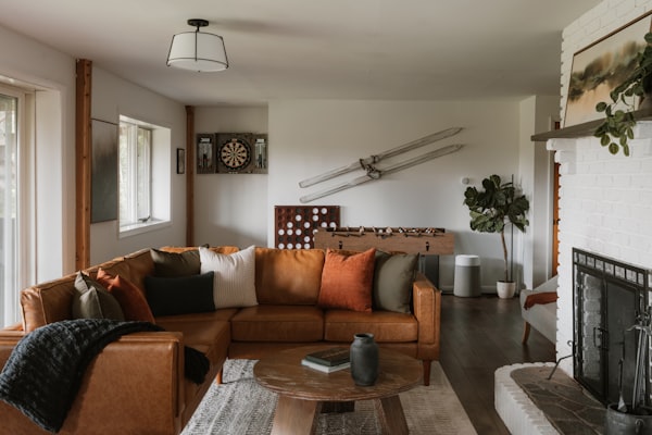 Cozy warm living room