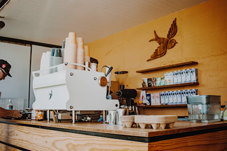 เครื่องชงกาแฟสำนักงานอัตโนมัติ กดปุ่มเดียว