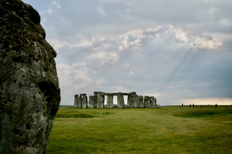 Stonehenge ancient stone circle at golden hour on Salisbury Plain