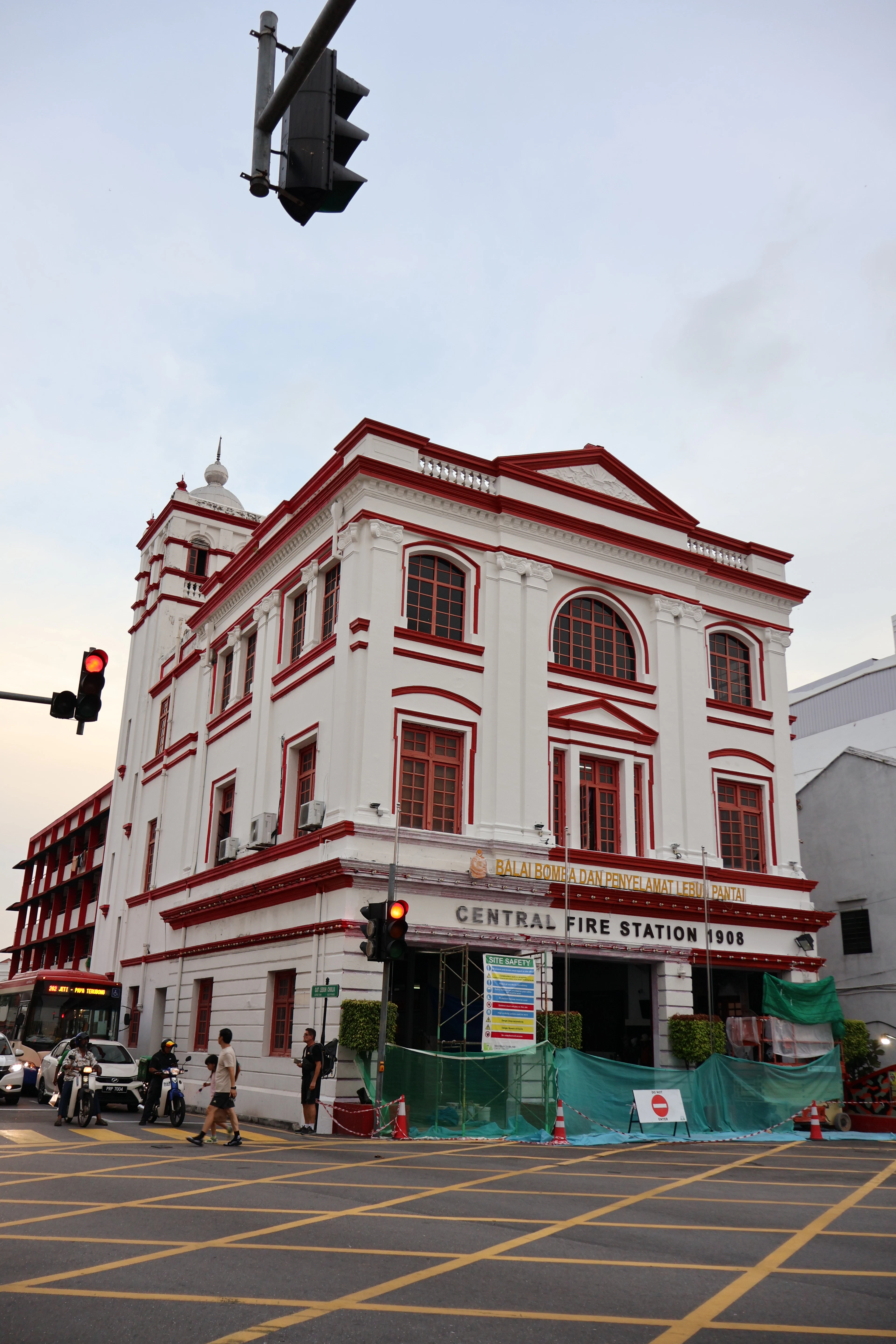 The old town of George Town, Malaysia