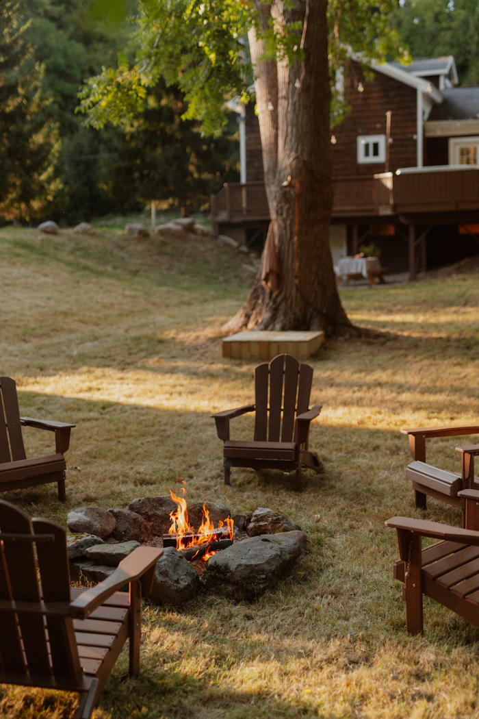 Fire pit patio