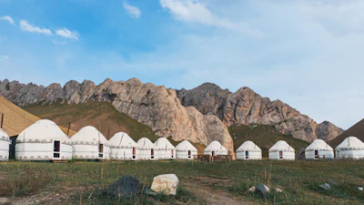 Yurts in Kyrgyzstan