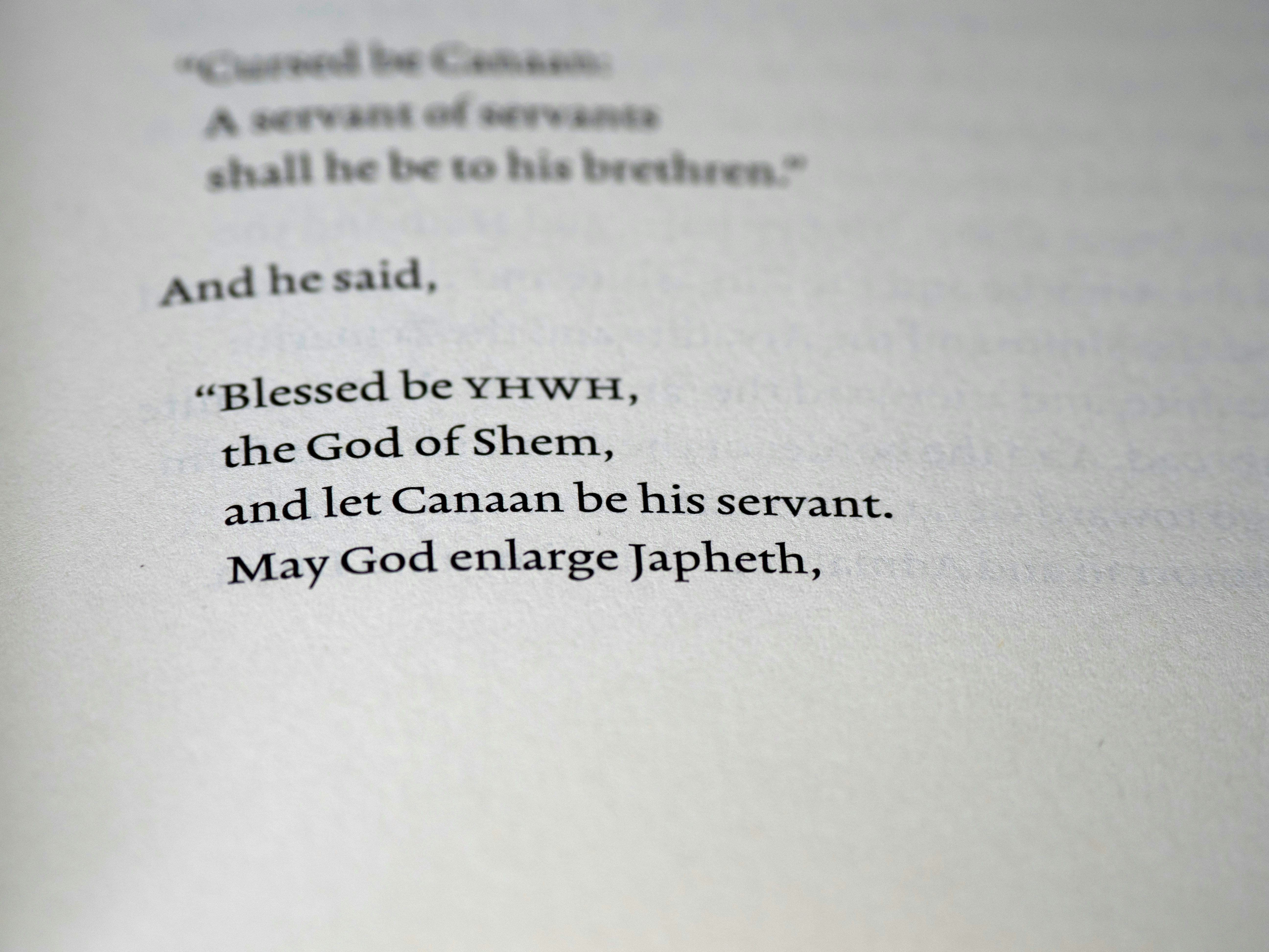 Text from a book with religious verses.