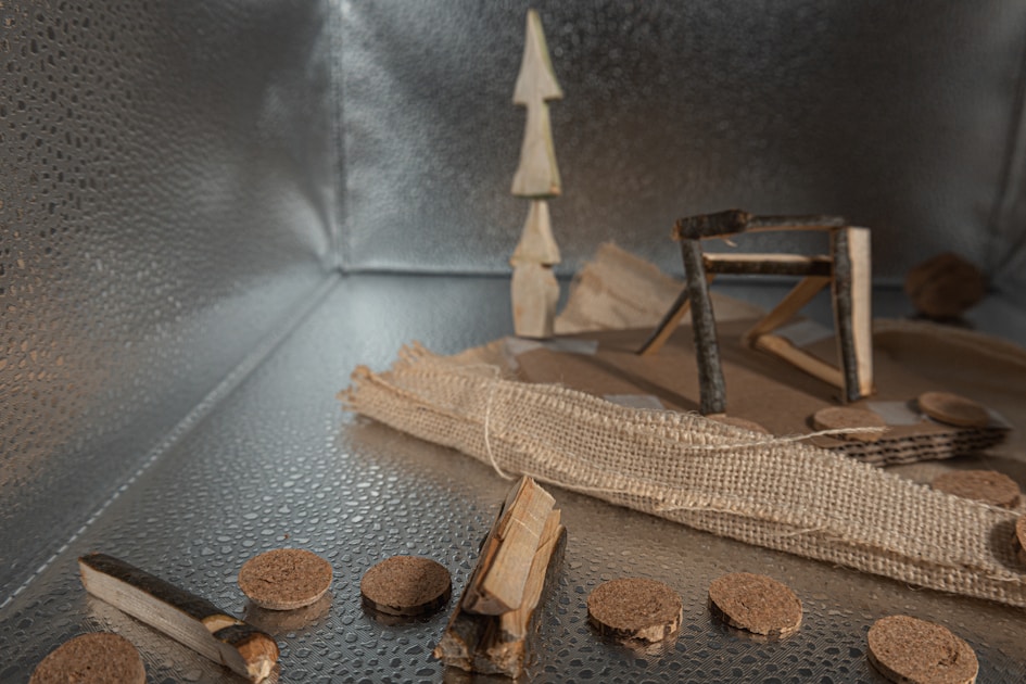 Hidden woodworking details — step-by-step visual example