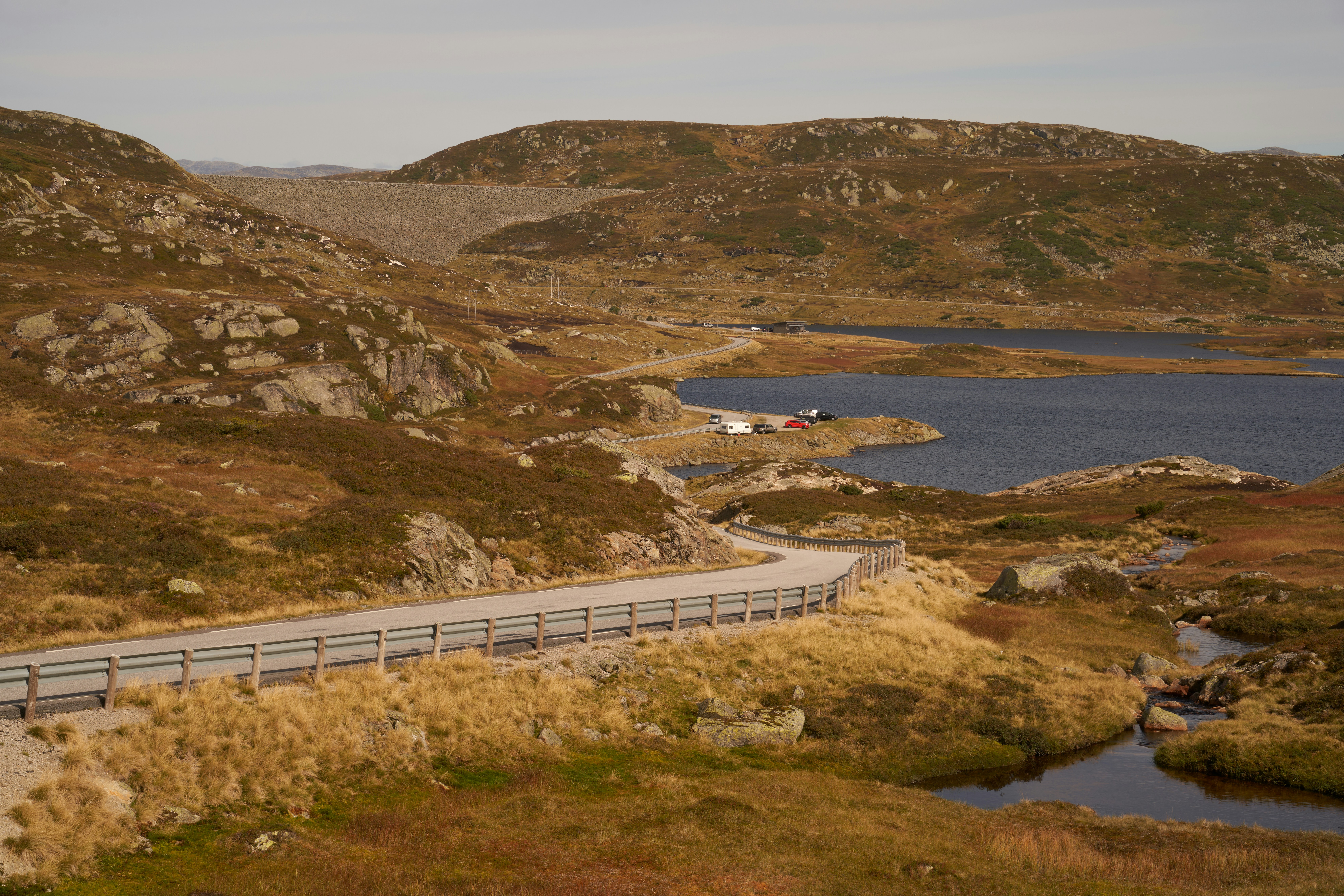 Rosskreppfjorden dam construction
