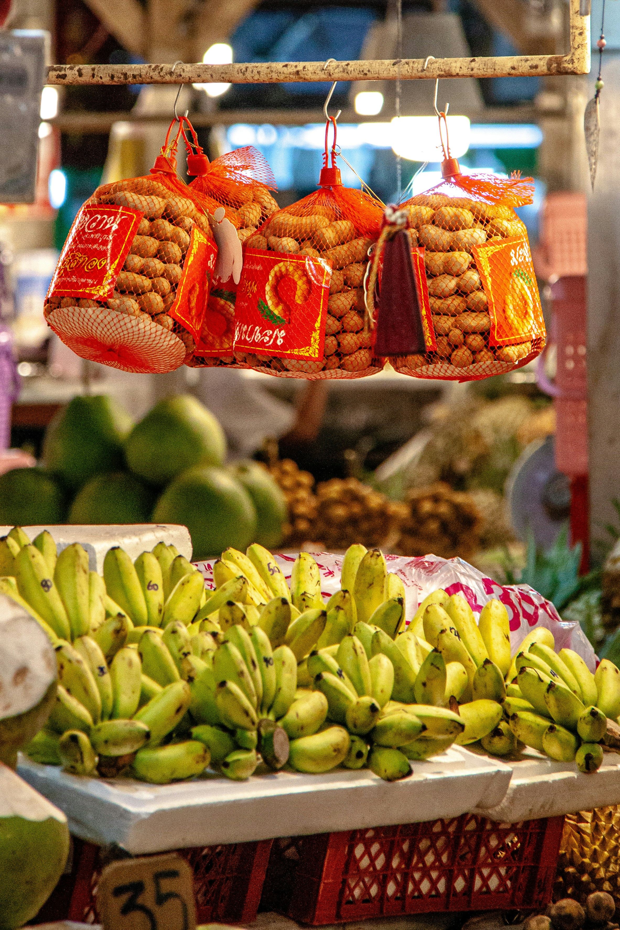 exotic fruits display